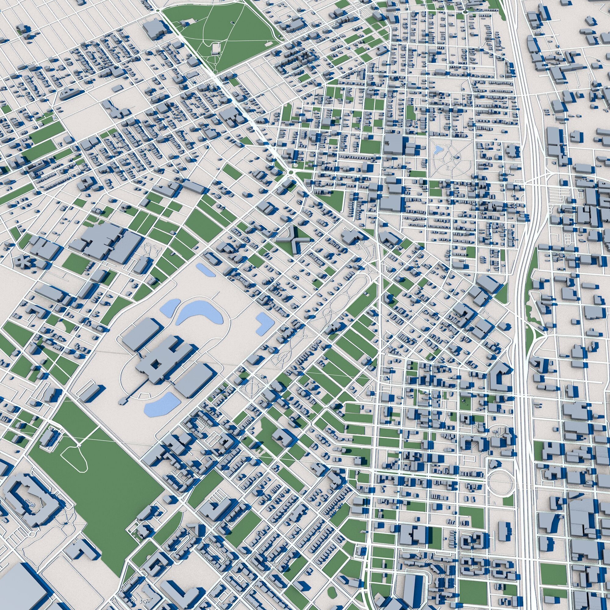 Saint Louis City USA 3D model_8