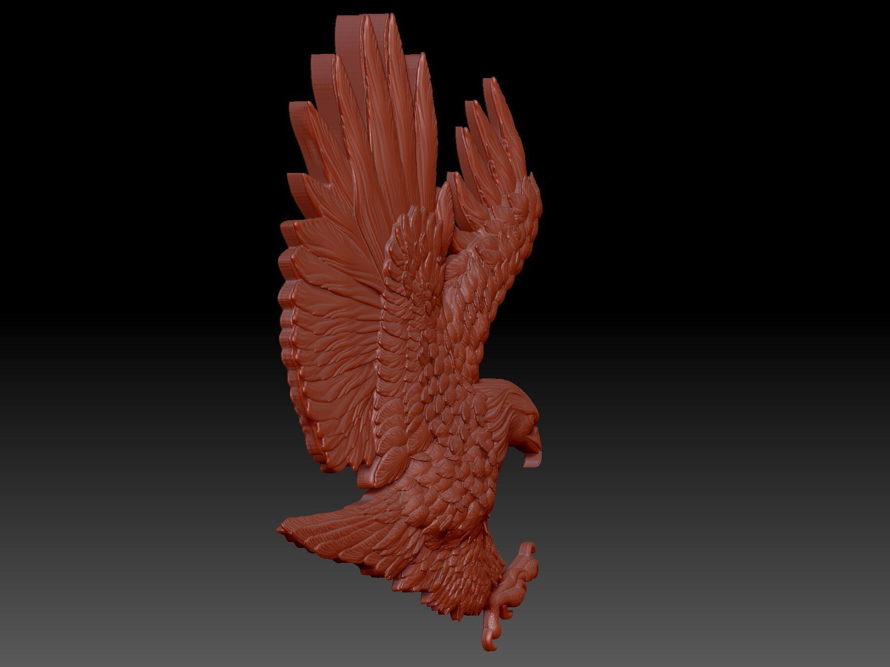 Eagle 3D print model_4