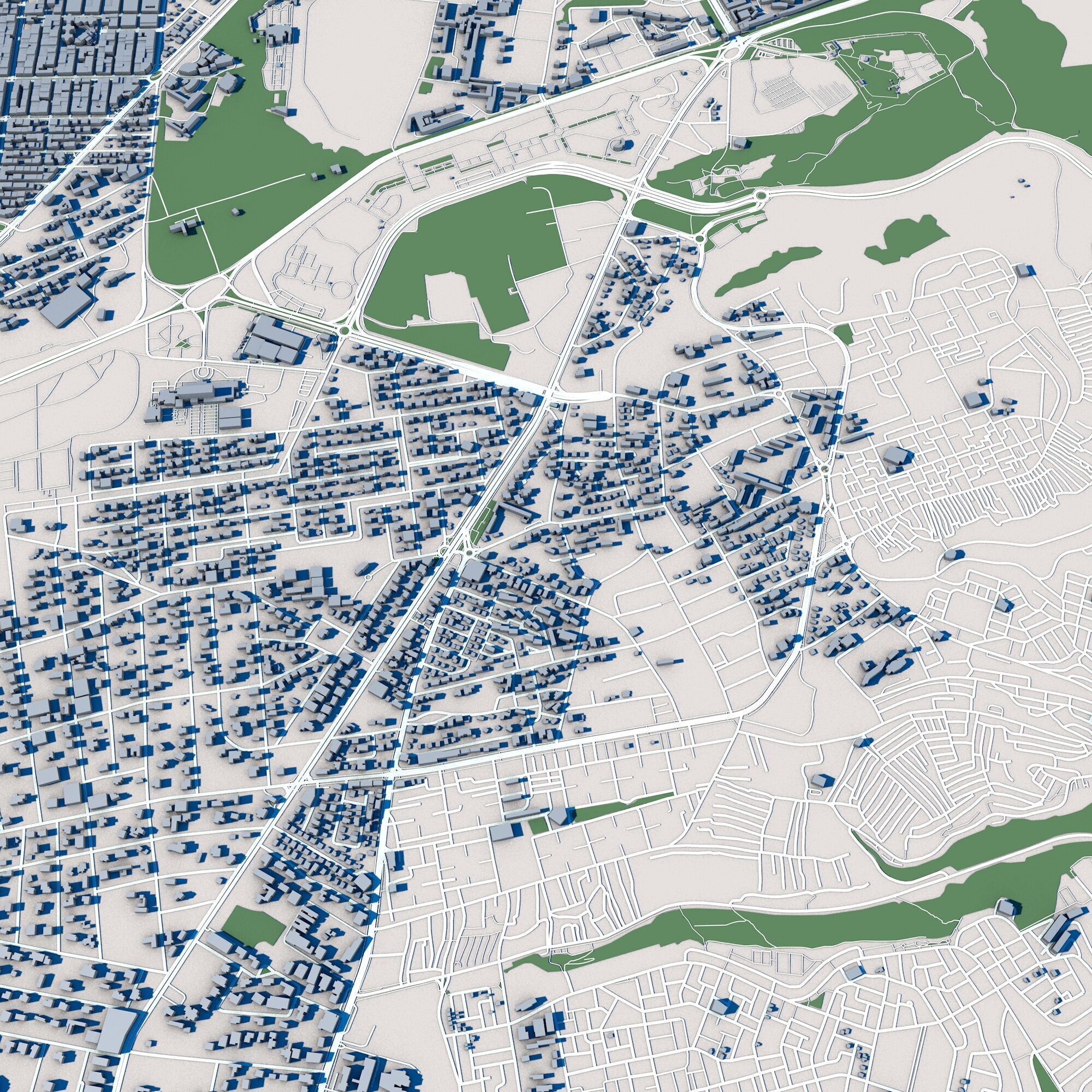 Rabat City Morocco 3D model_5