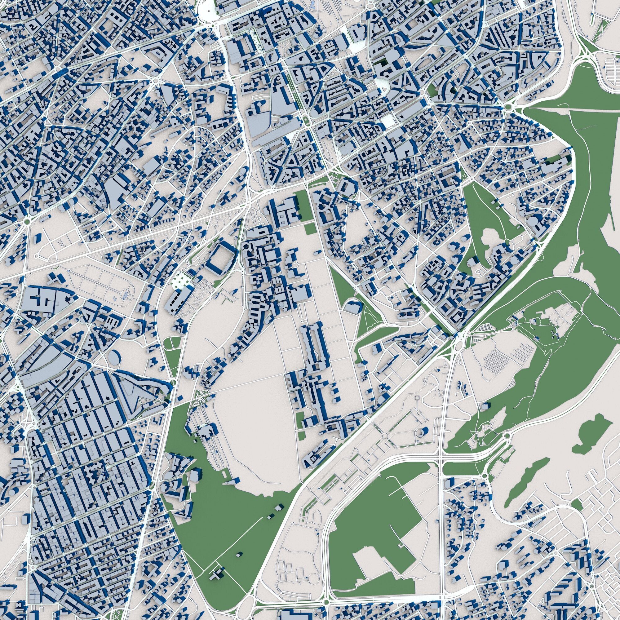 Rabat City Morocco 3D model_3