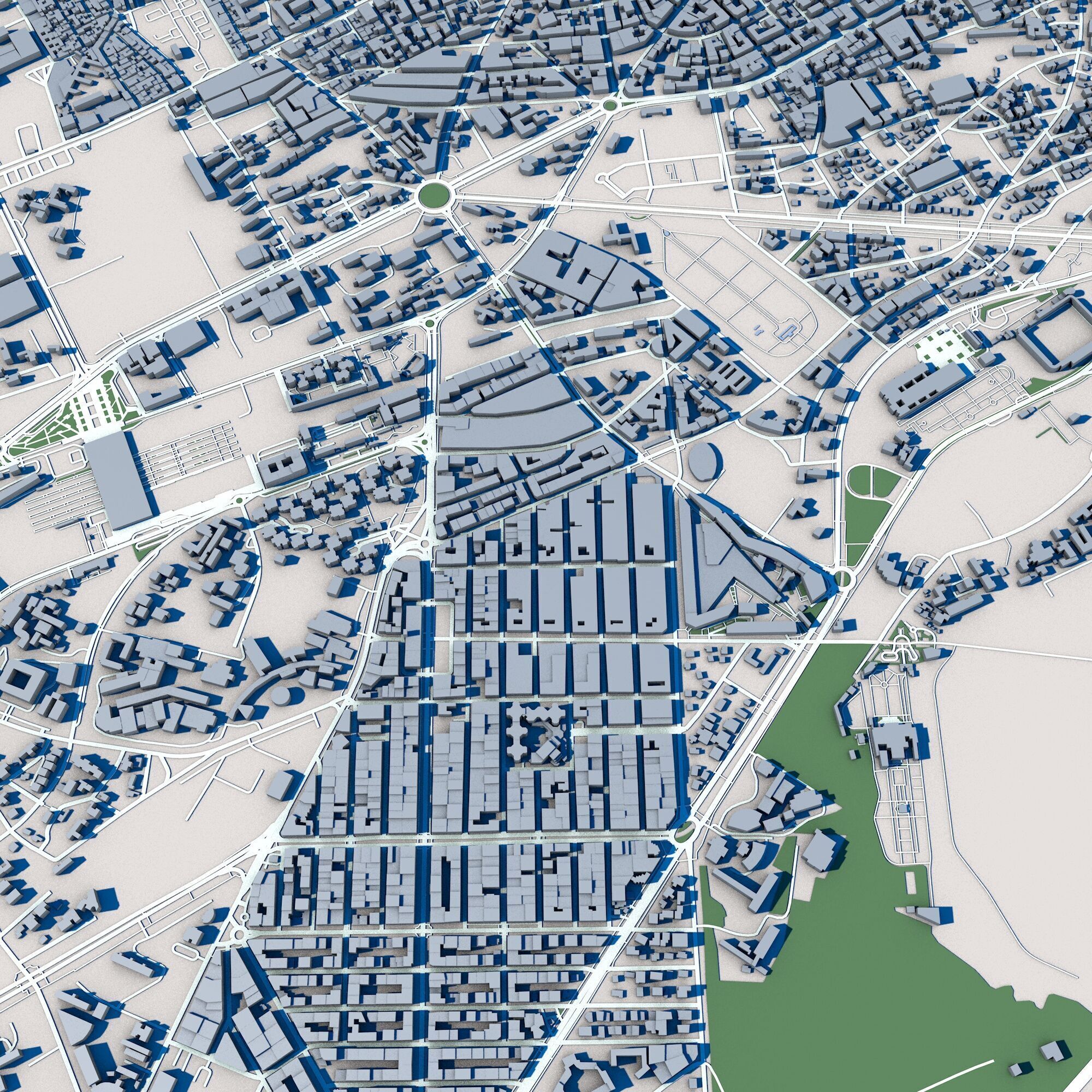 Rabat City Morocco 3D model_4