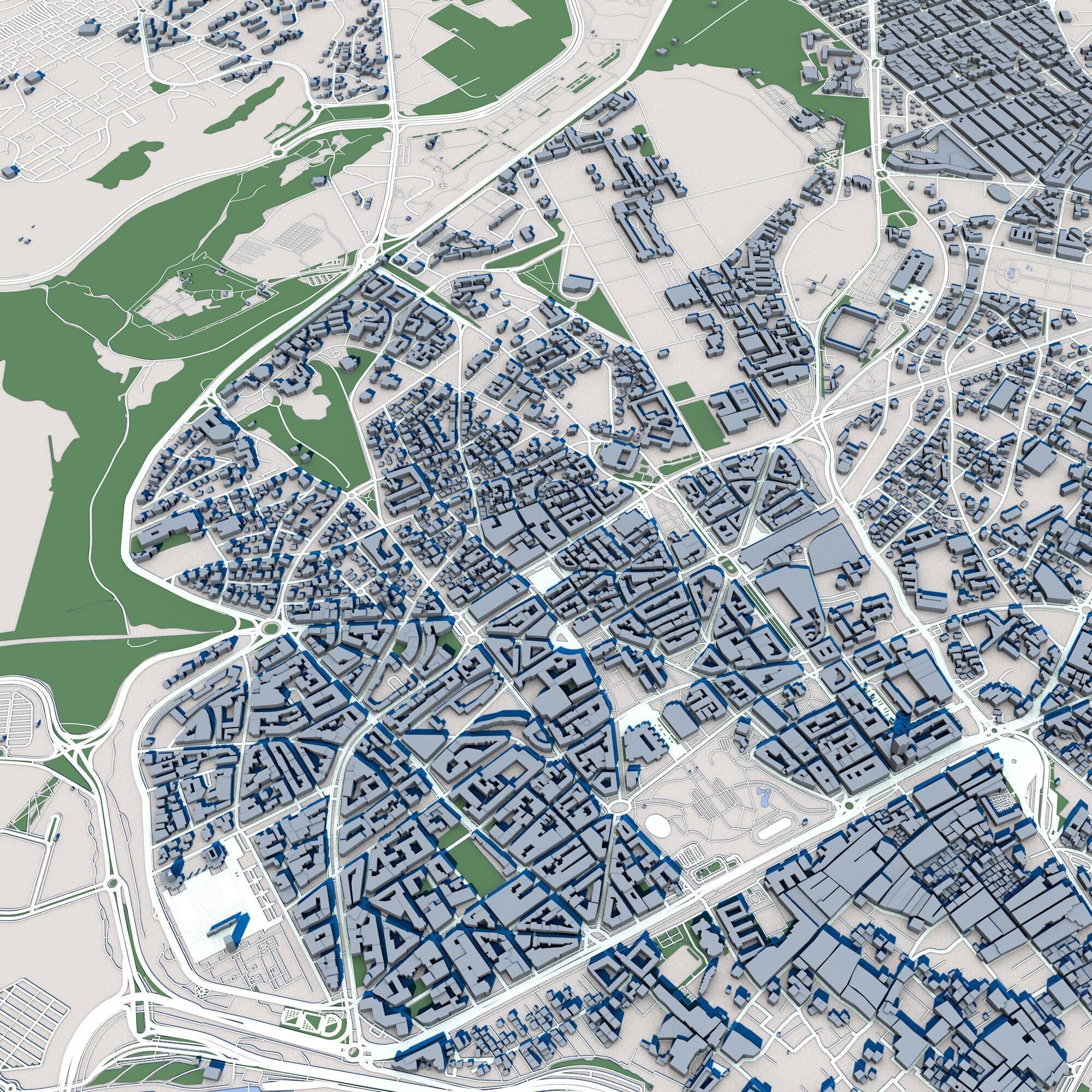 Rabat City Morocco 3D model_8
