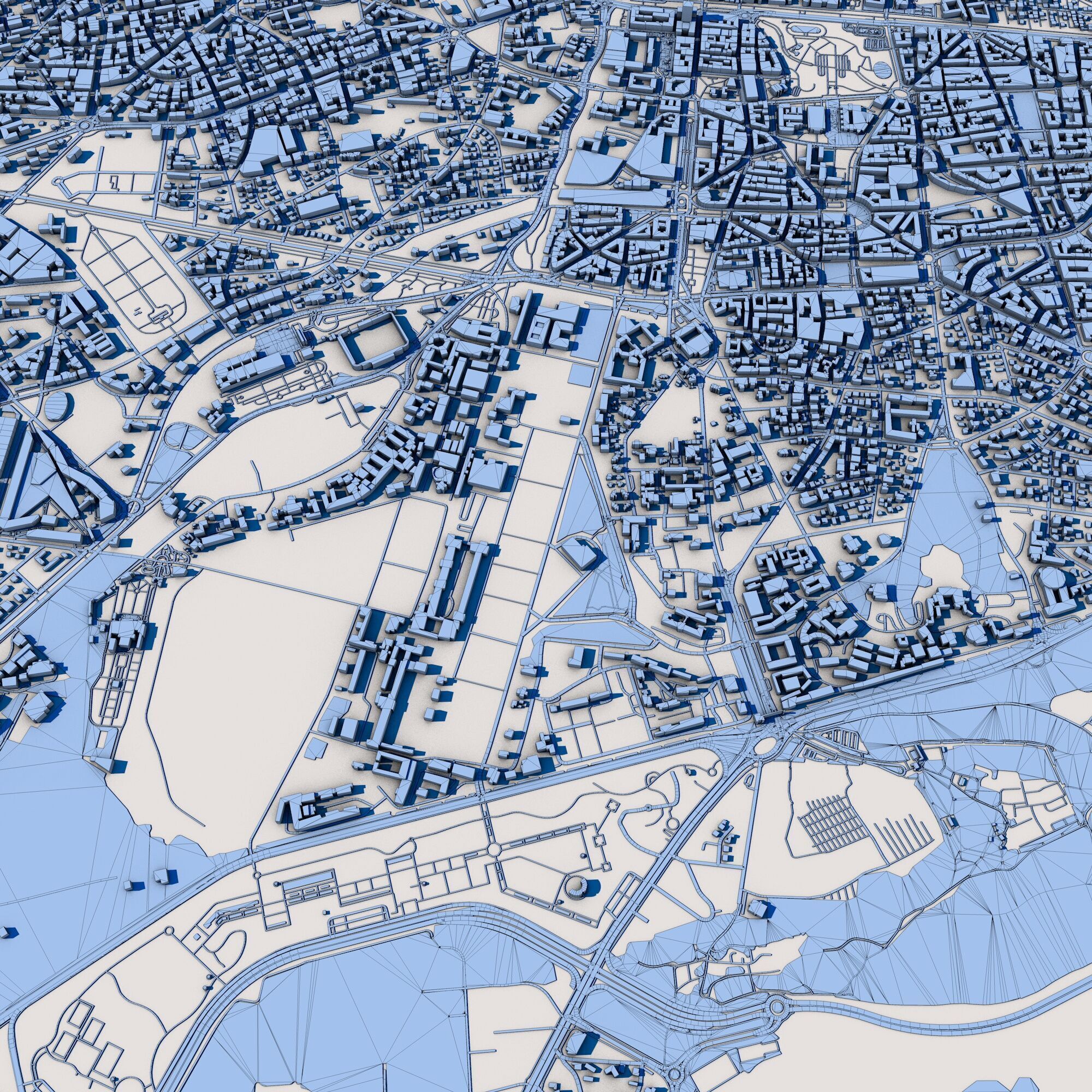 Rabat City Morocco 3D model_9