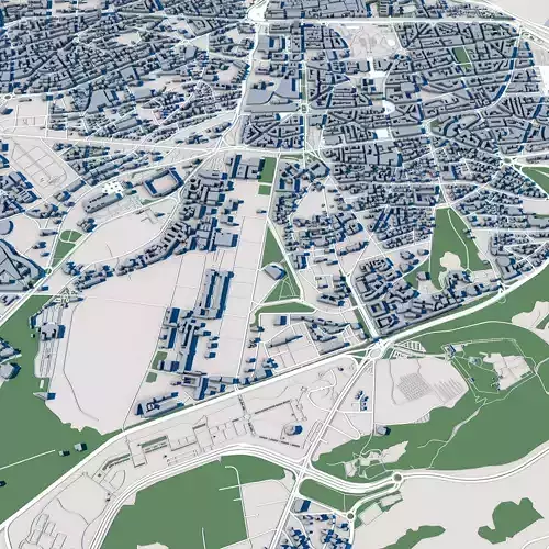 Rabat City Morocco 3D model