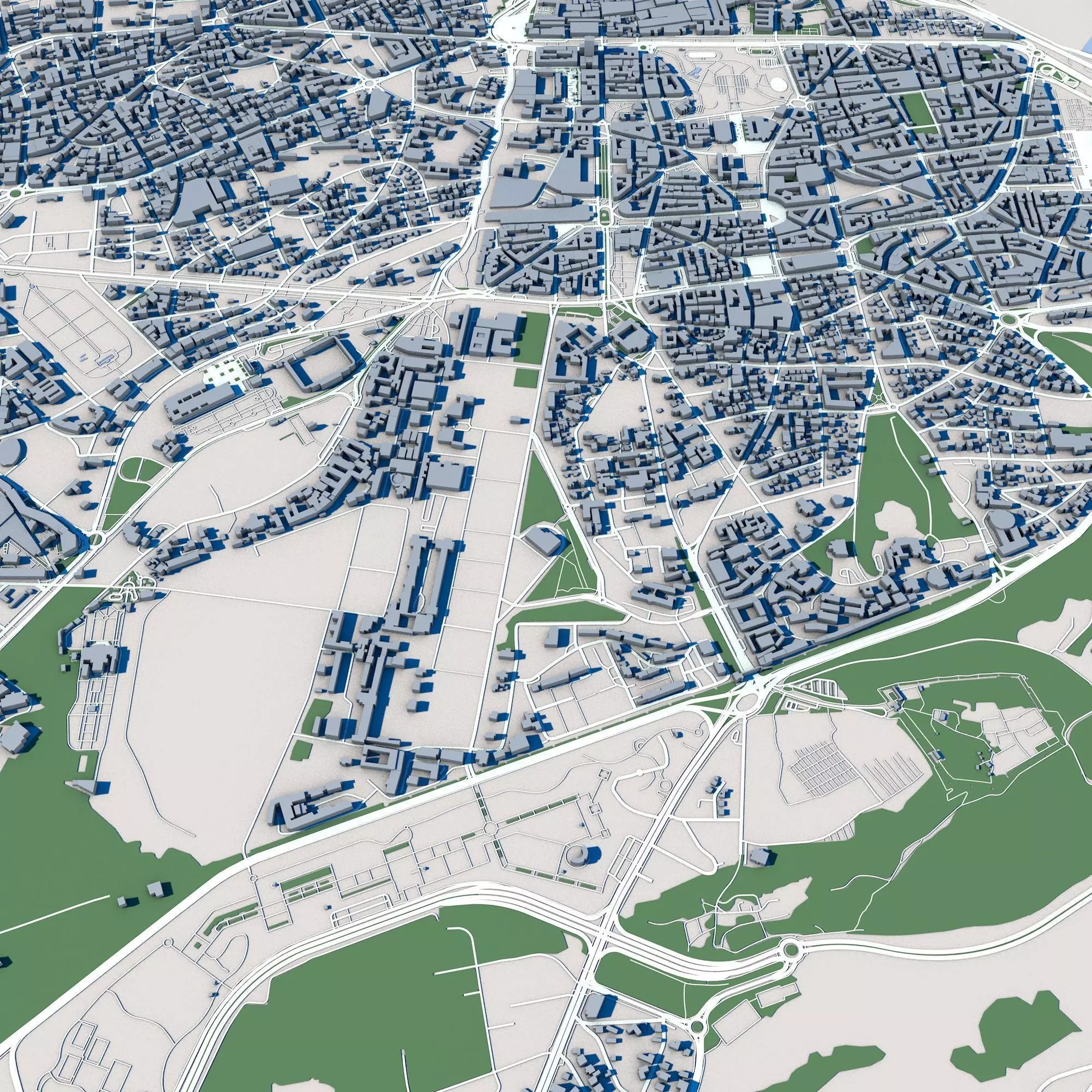 Rabat City Morocco 3D model_0