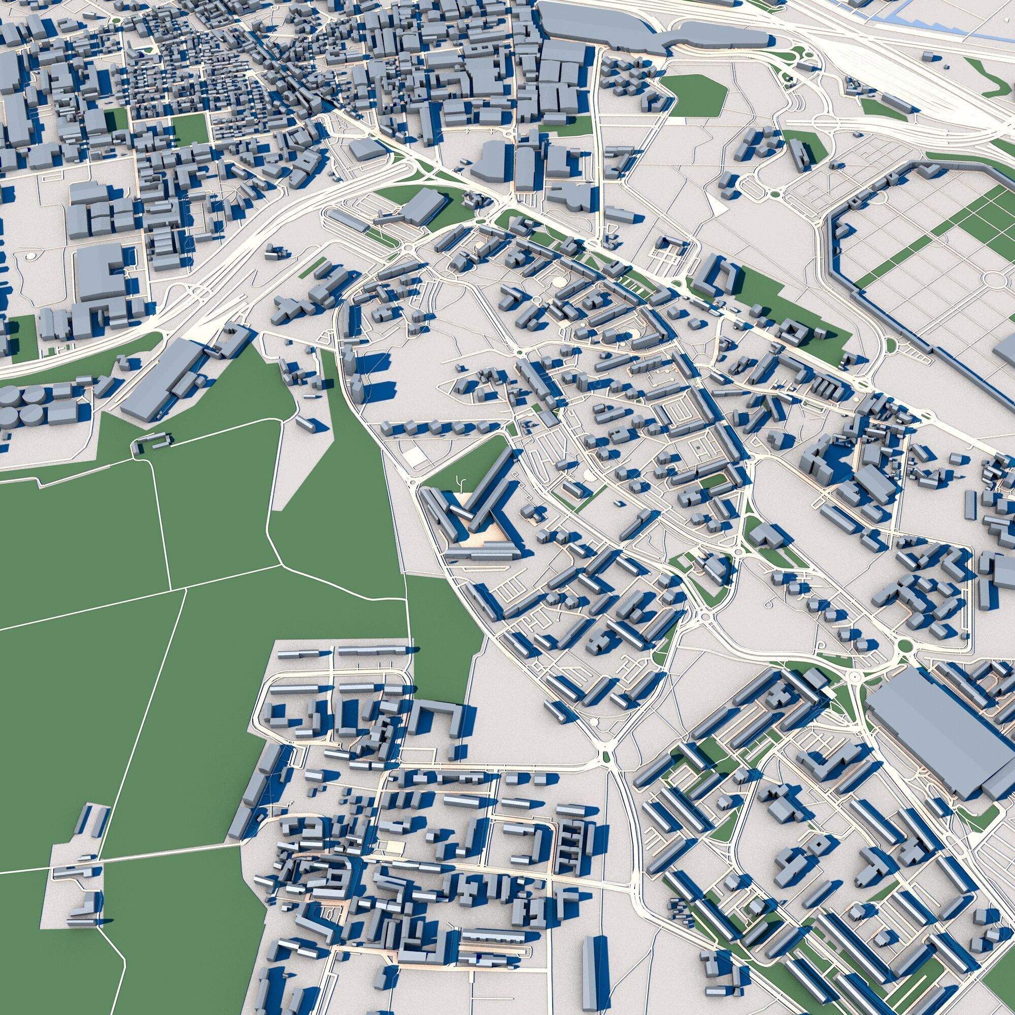 Part of Milan City Italy 2 3D model_4
