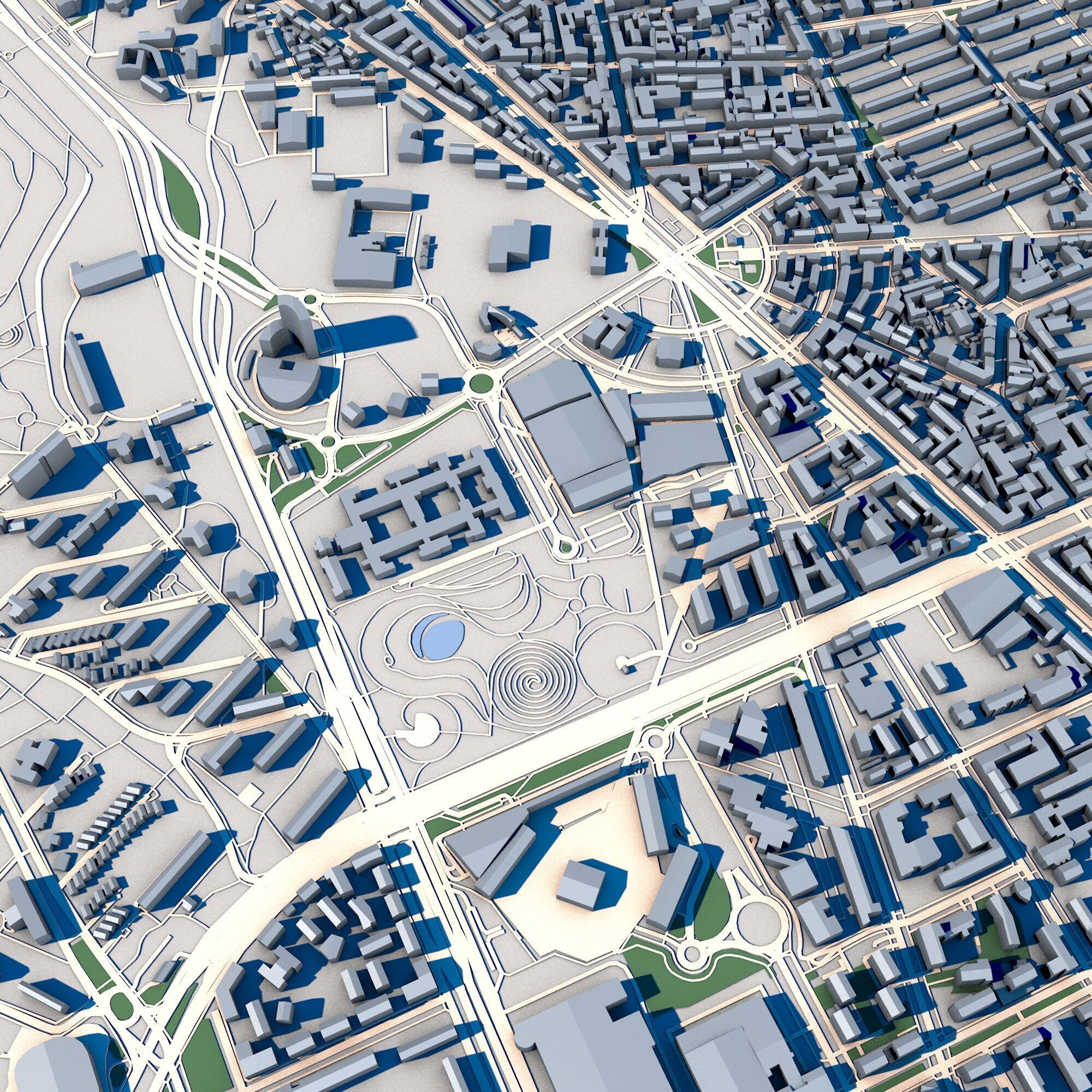 Part of Milan City Italy 2 3D model_8