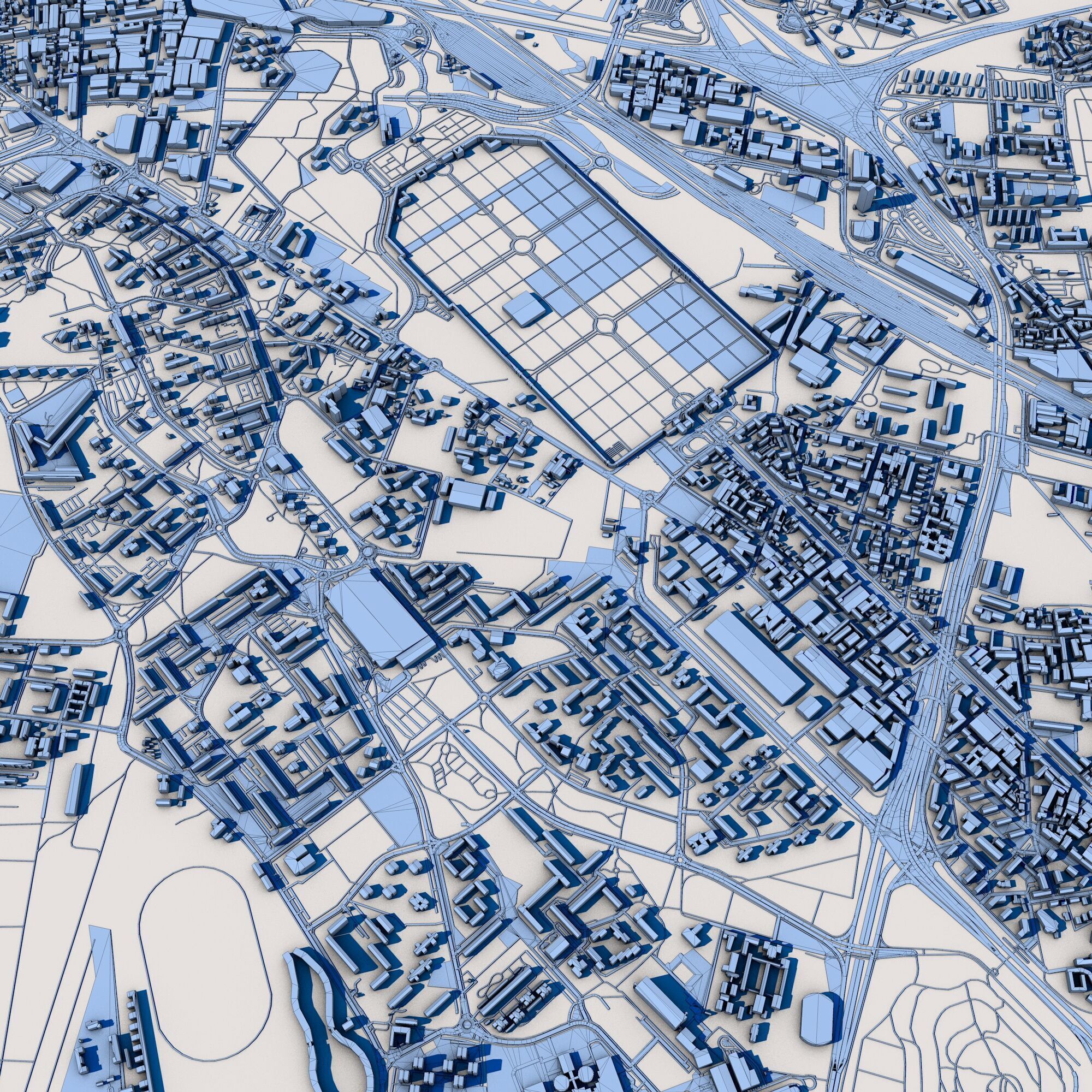 Part of Milan City Italy 2 3D model_9