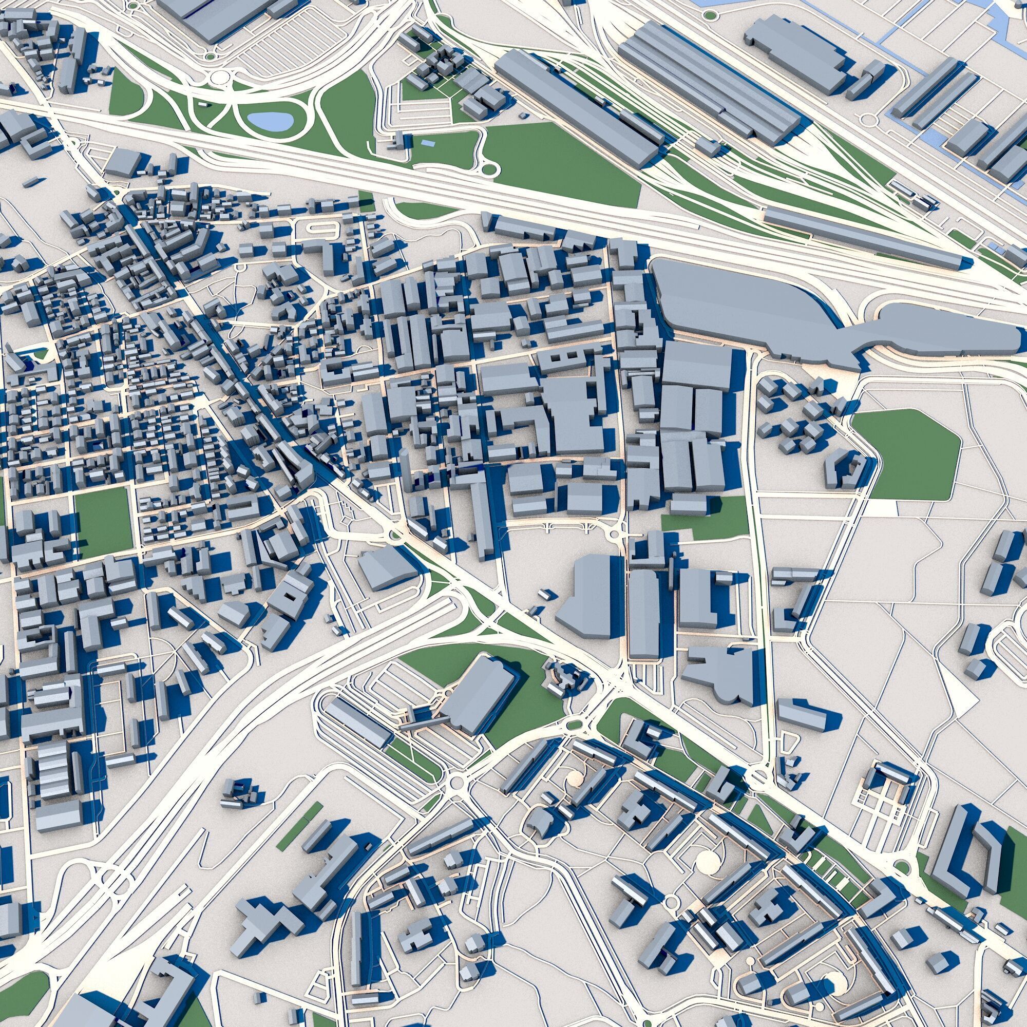 Part of Milan City Italy 2 3D model_5
