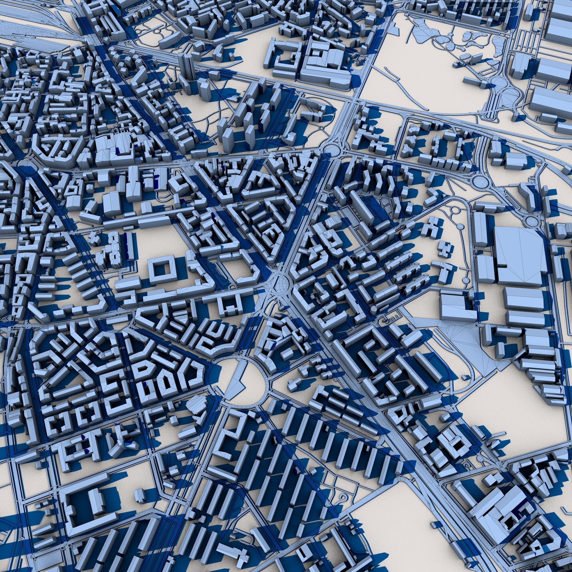 Part of Milan City Italy 3D model_10