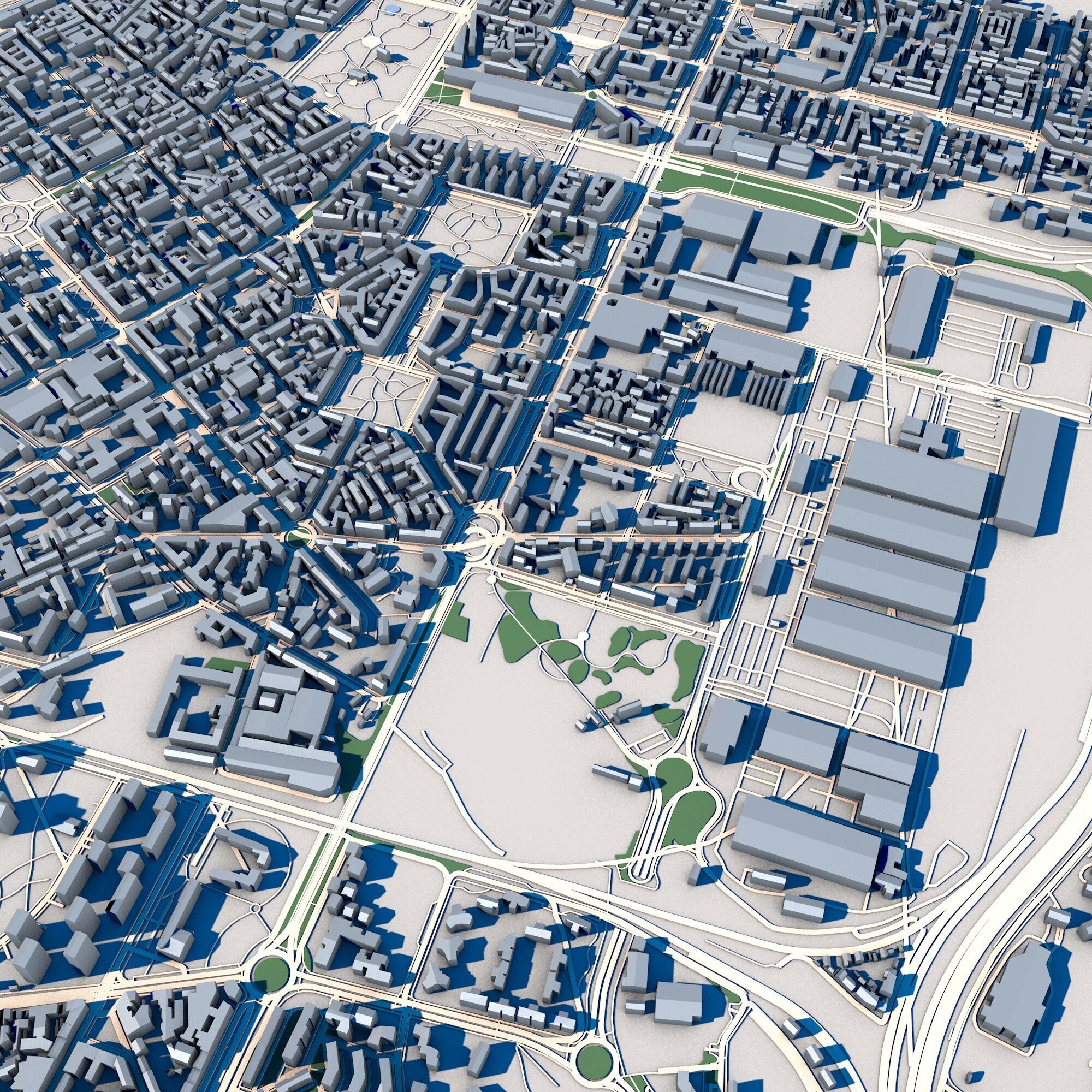 Part of Milan City Italy 3D model_5