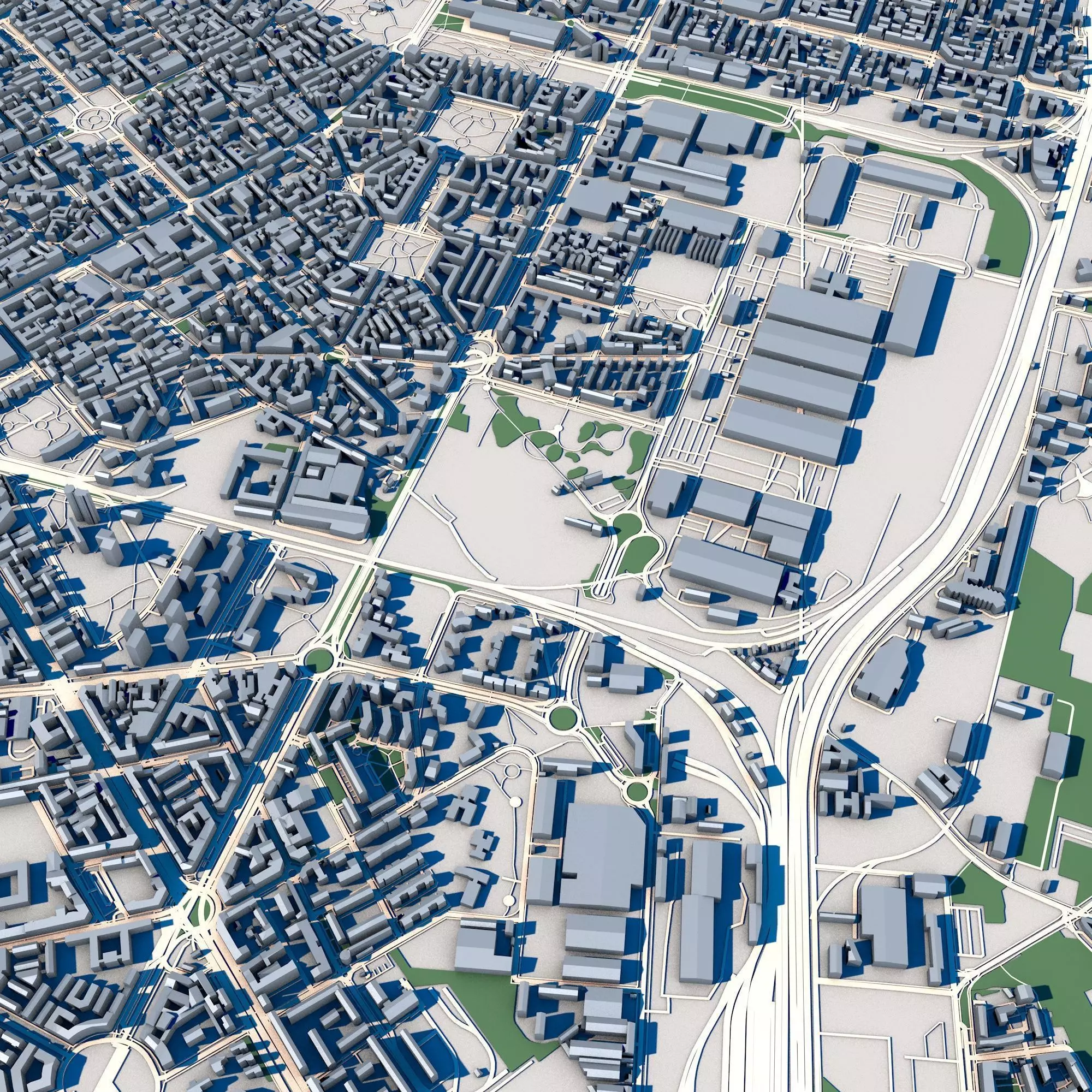 Part of Milan City Italy 3D model_0