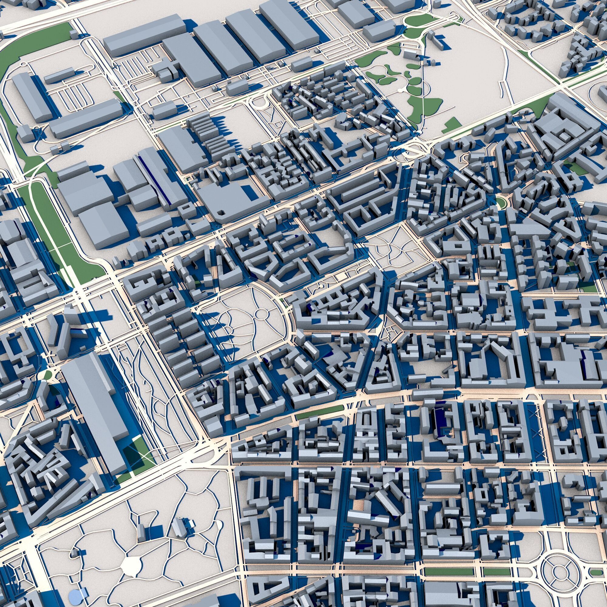 Part of Milan City Italy 3D model_9