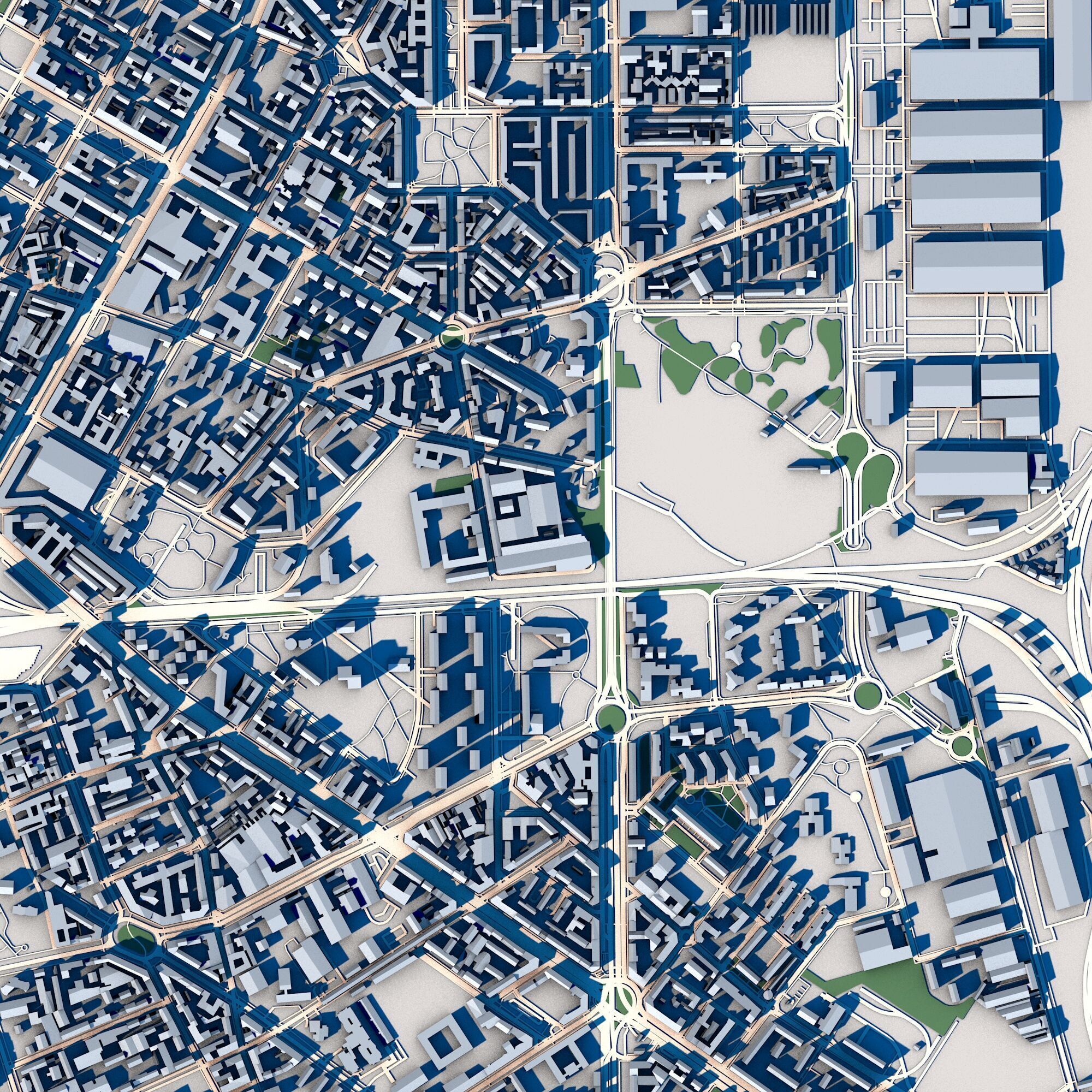 Part of Milan City Italy 3D model_3