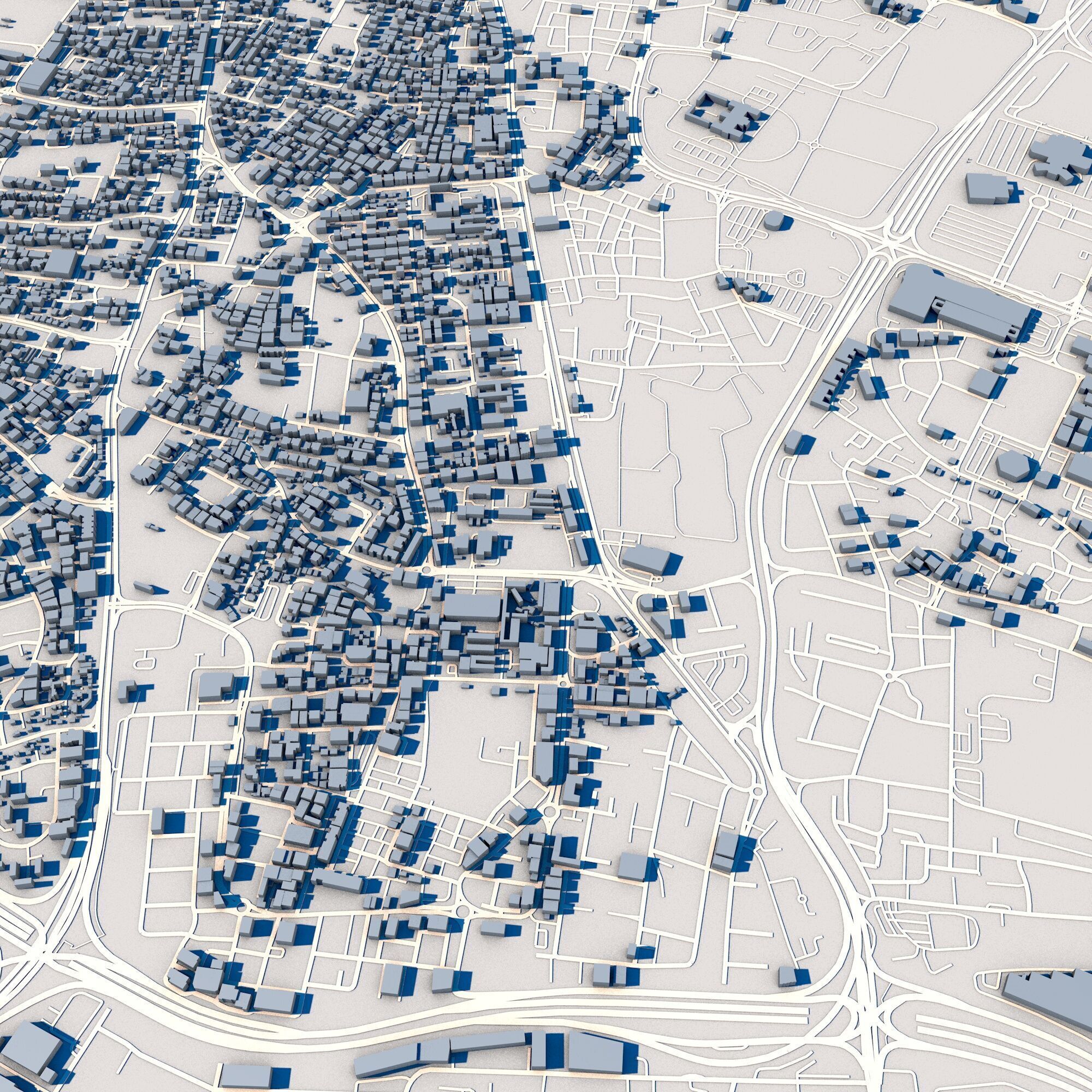 Manama City Bahrain 3D model_4