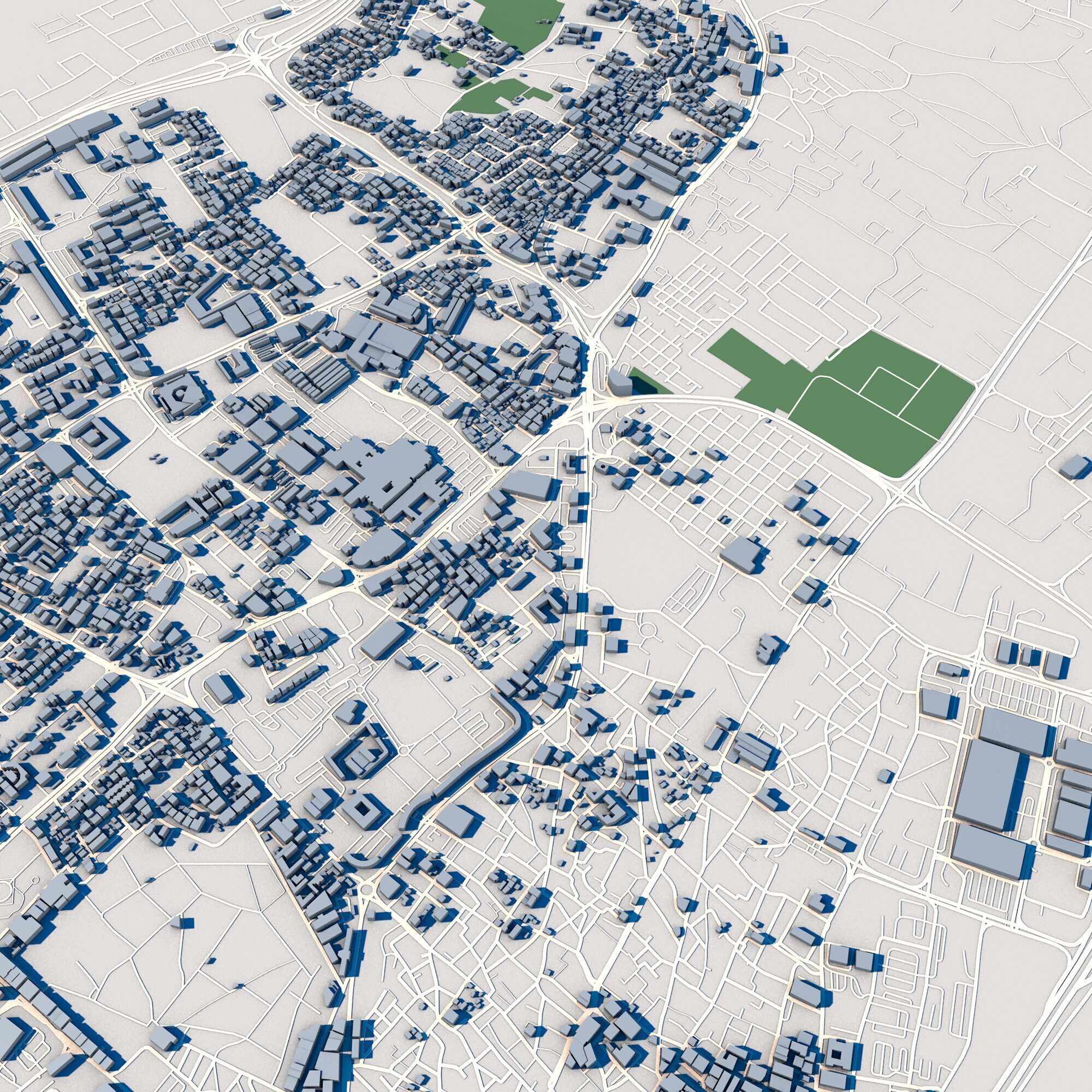Manama City Bahrain 3D model_8