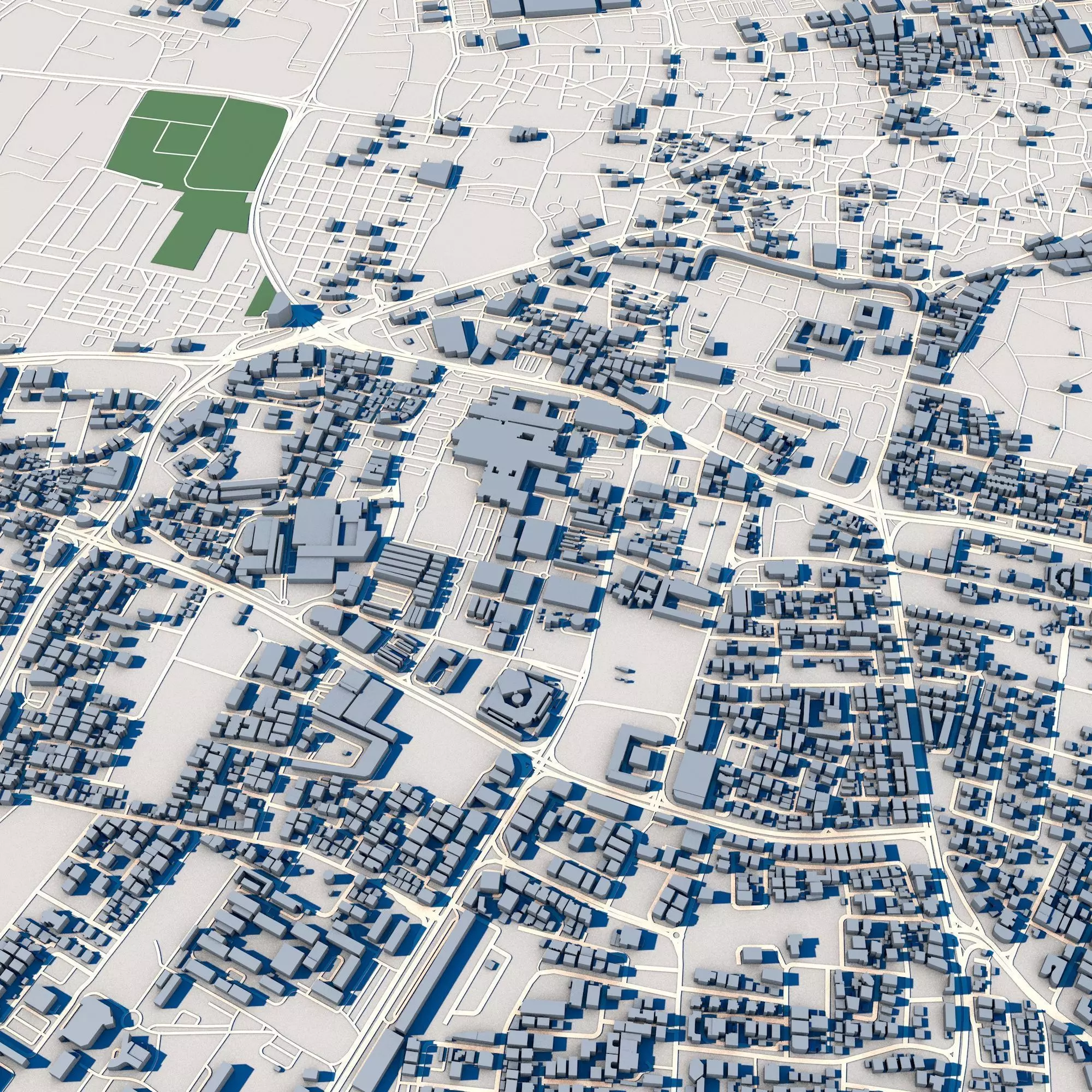 Manama City Bahrain 3D model_0