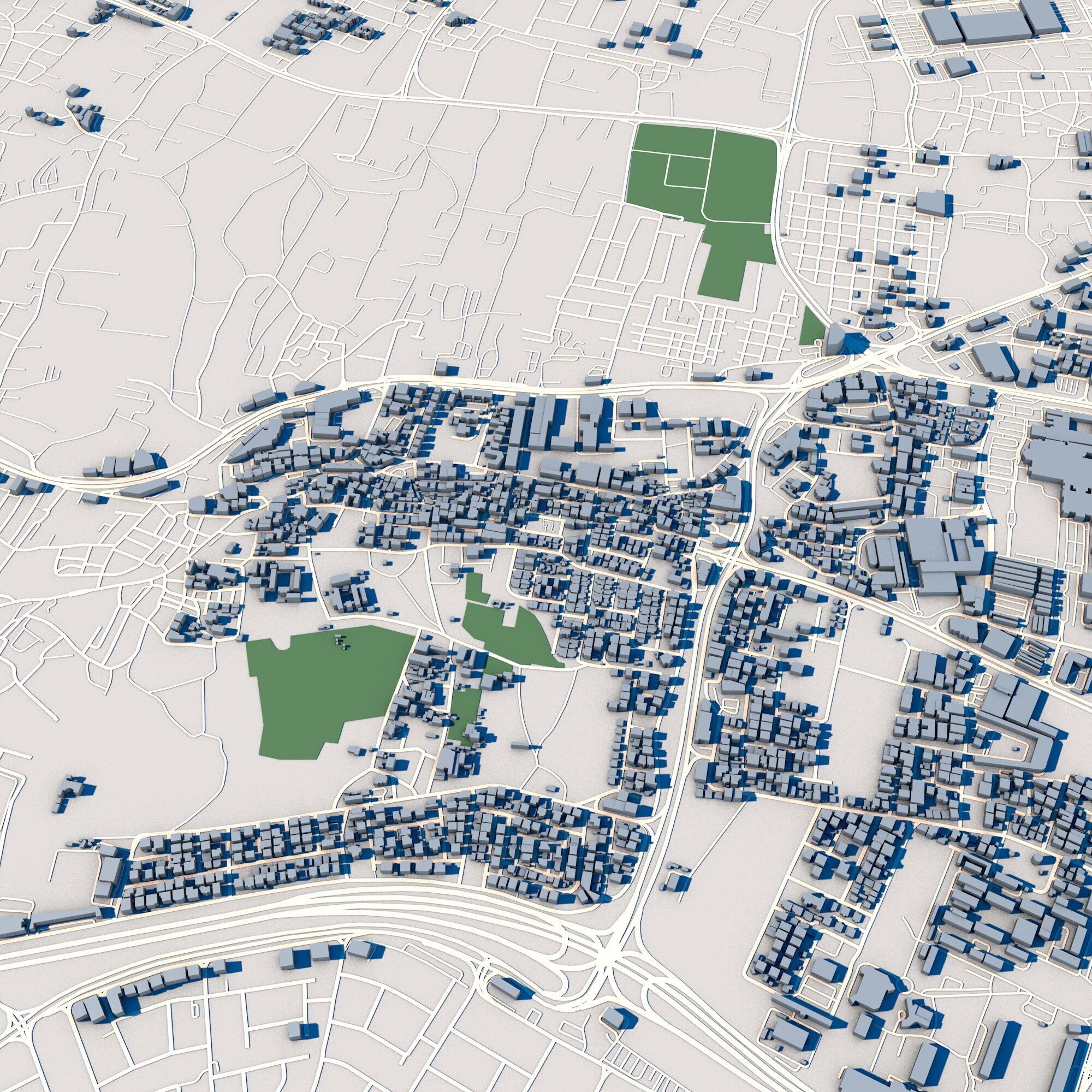 Manama City Bahrain 3D model_6