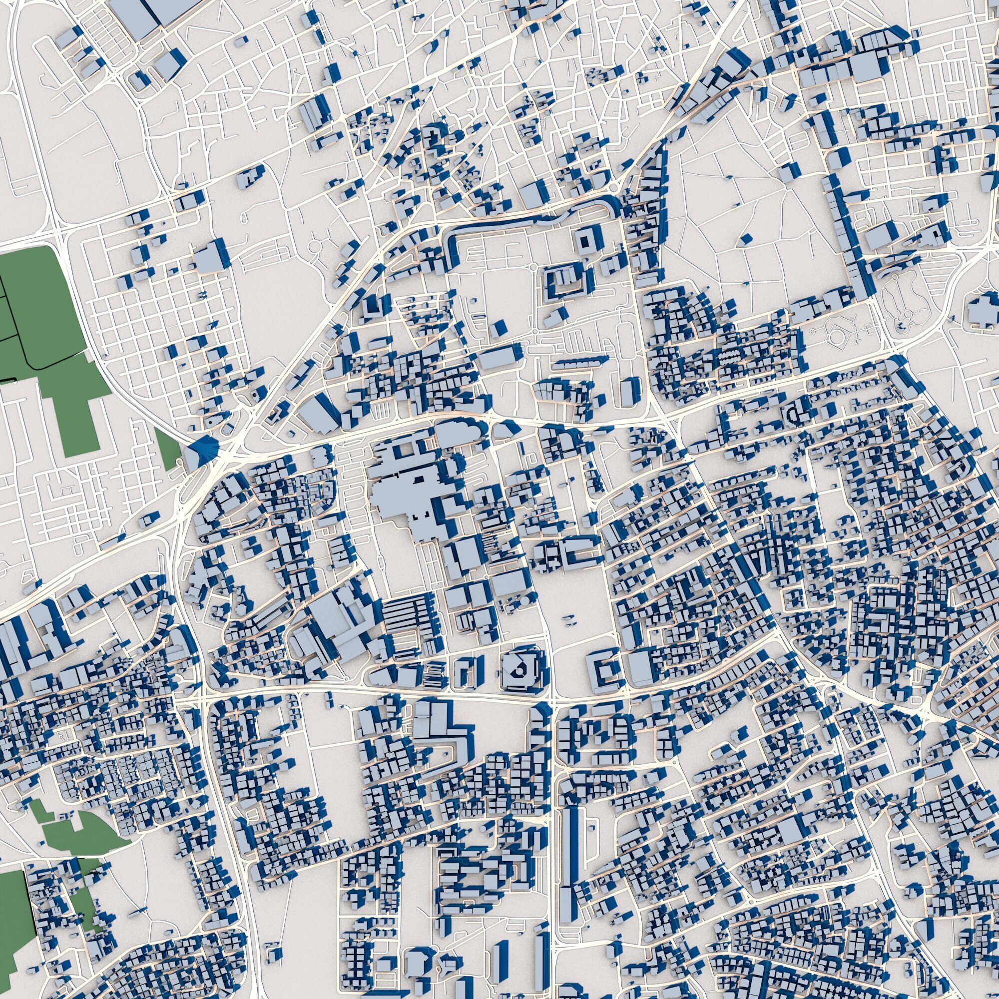 Manama City Bahrain 3D model_3