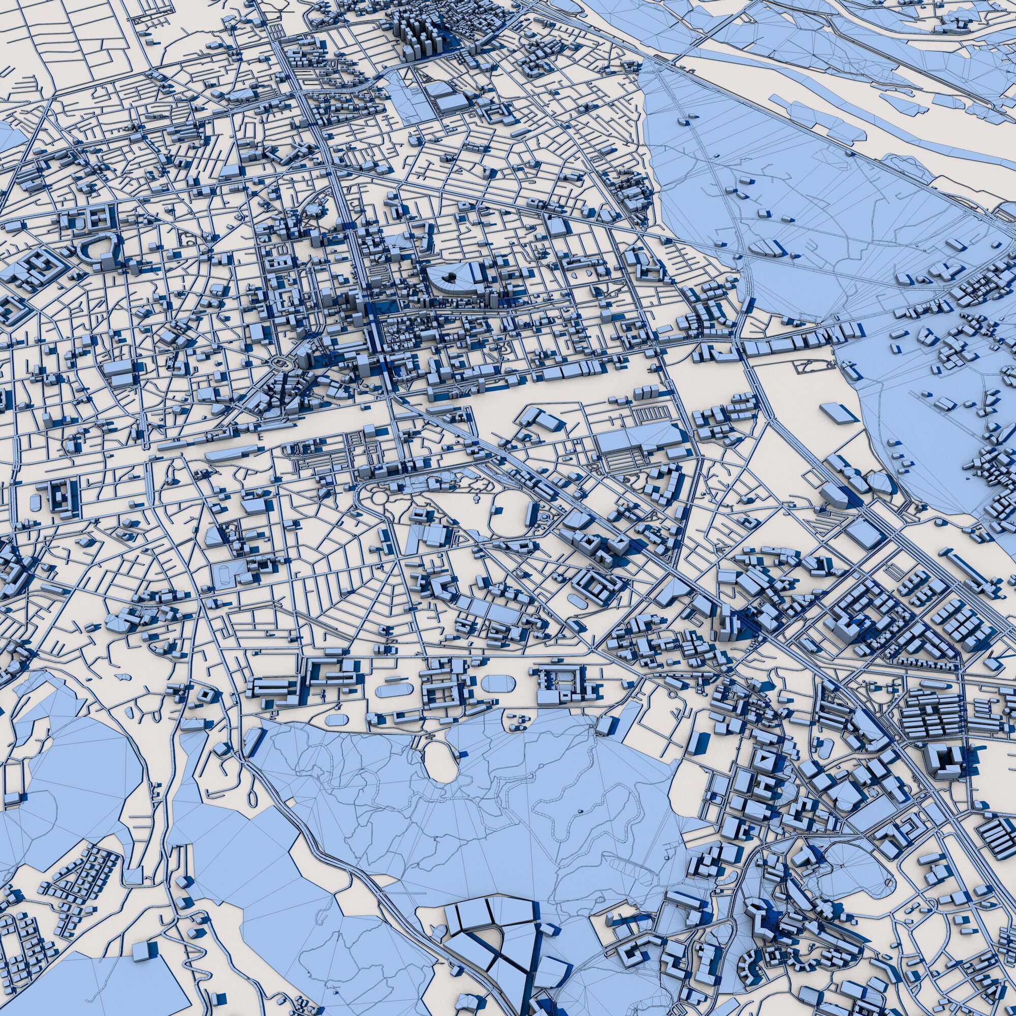 Hsinchu City Taiwan 3D model_9