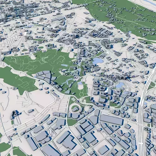 Hsinchu City Taiwan 3D model