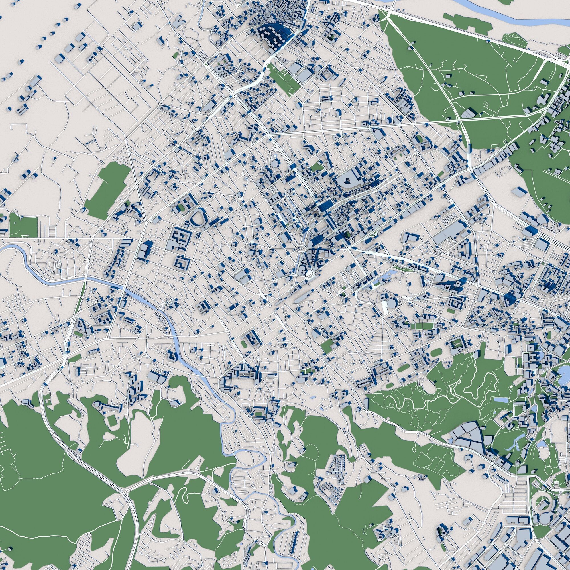 Hsinchu City Taiwan 3D model_3