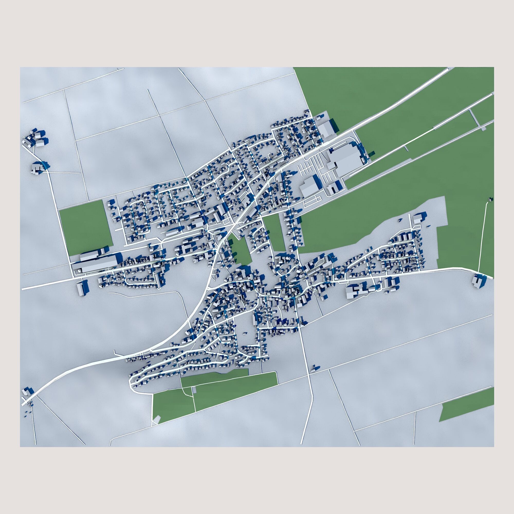 Gross Berkel City Germany 3D model_2