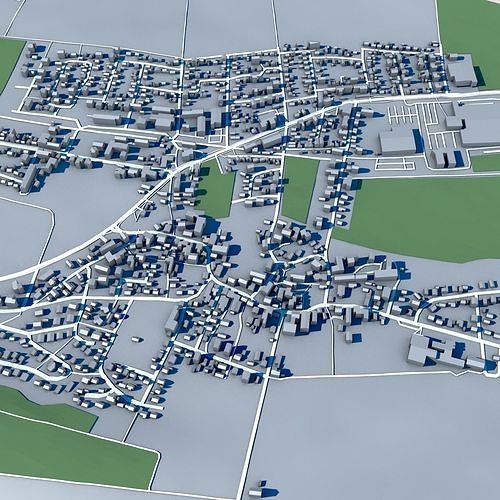 Gross Berkel City Germany 3D model