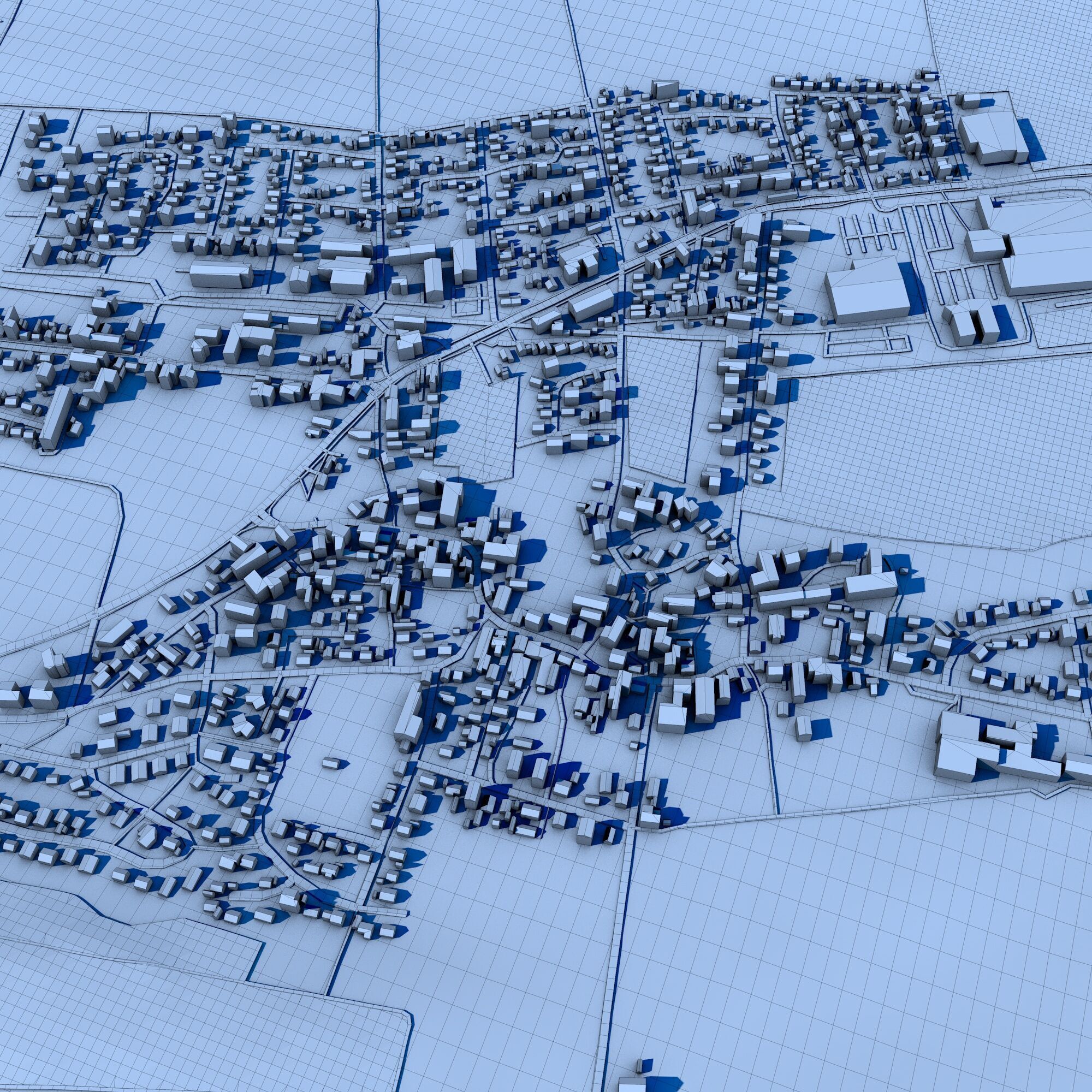 Gross Berkel City Germany 3D model_7