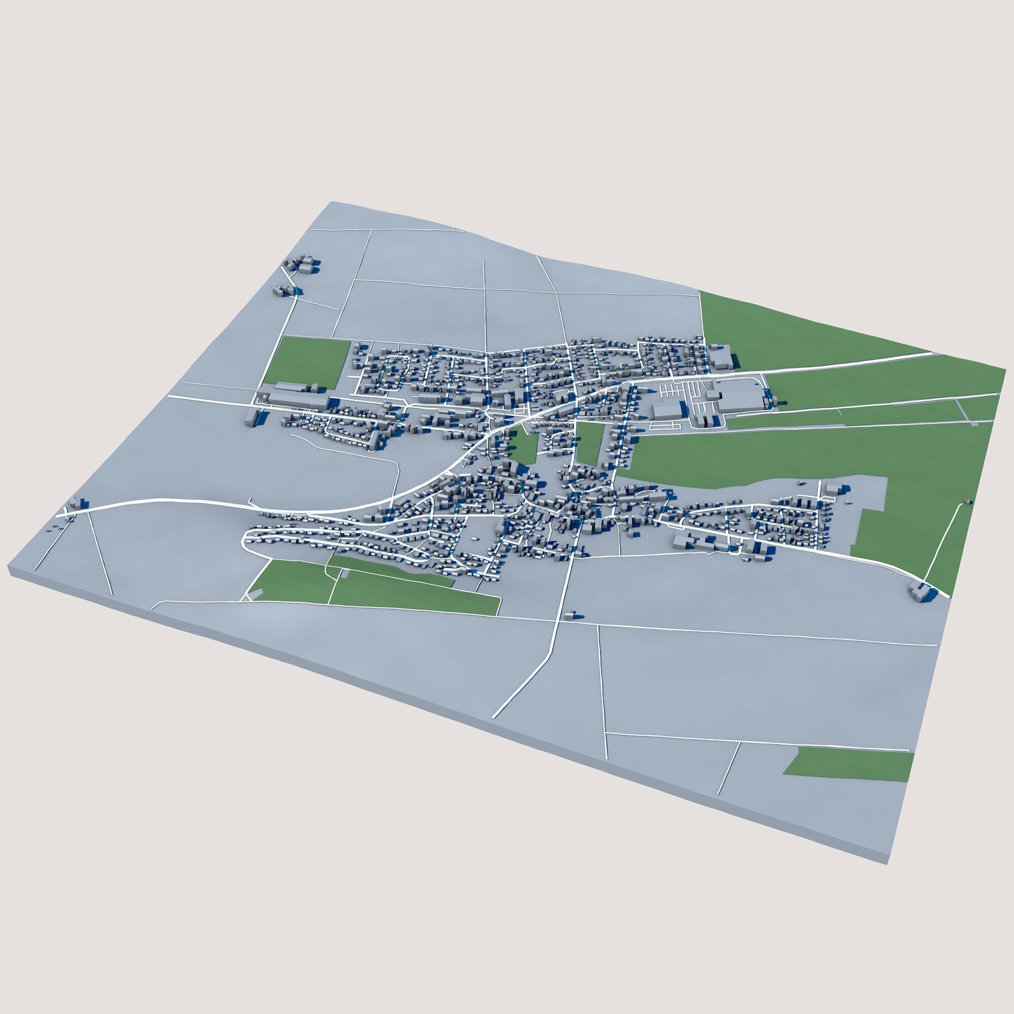 Gross Berkel City Germany 3D model_1