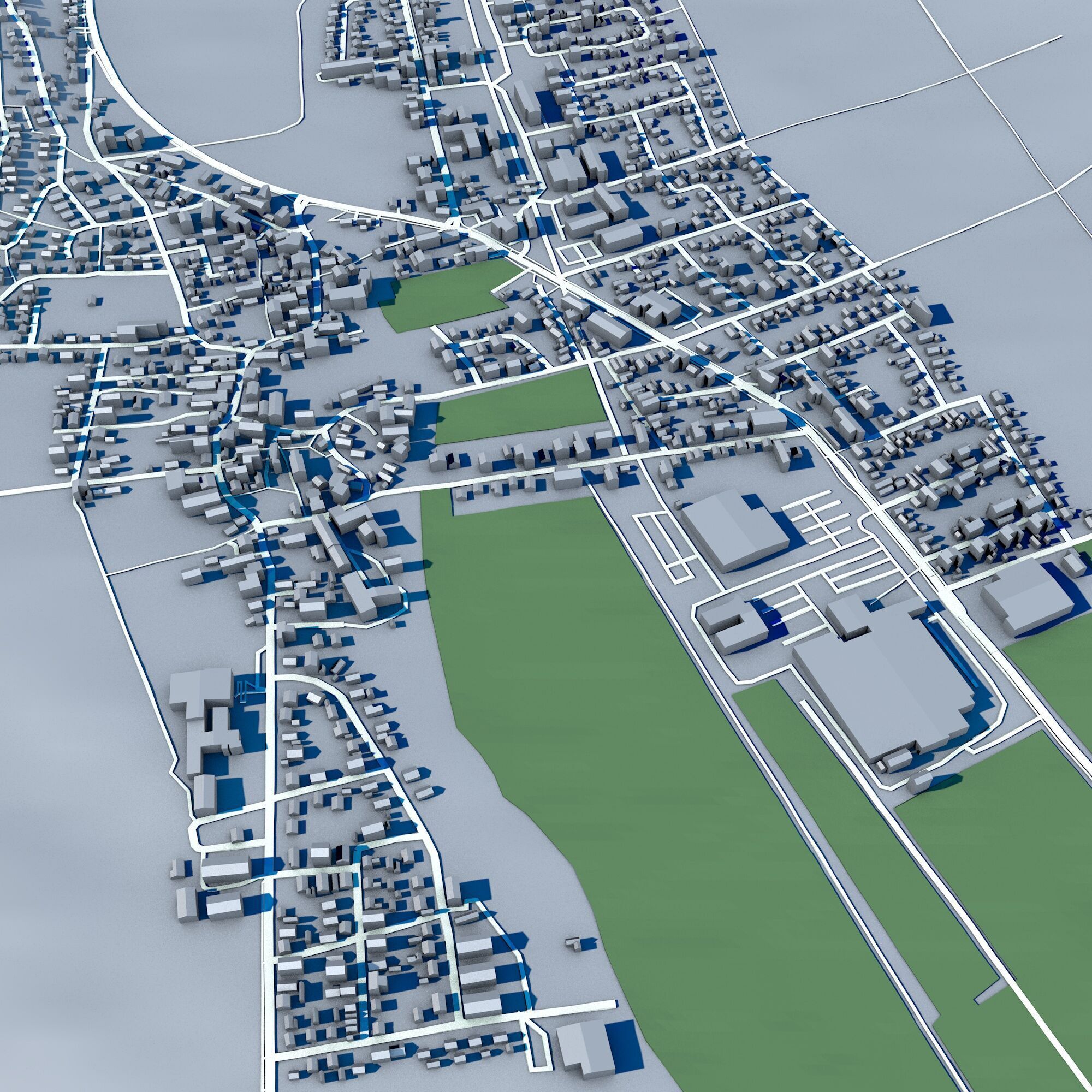 Gross Berkel City Germany 3D model_4