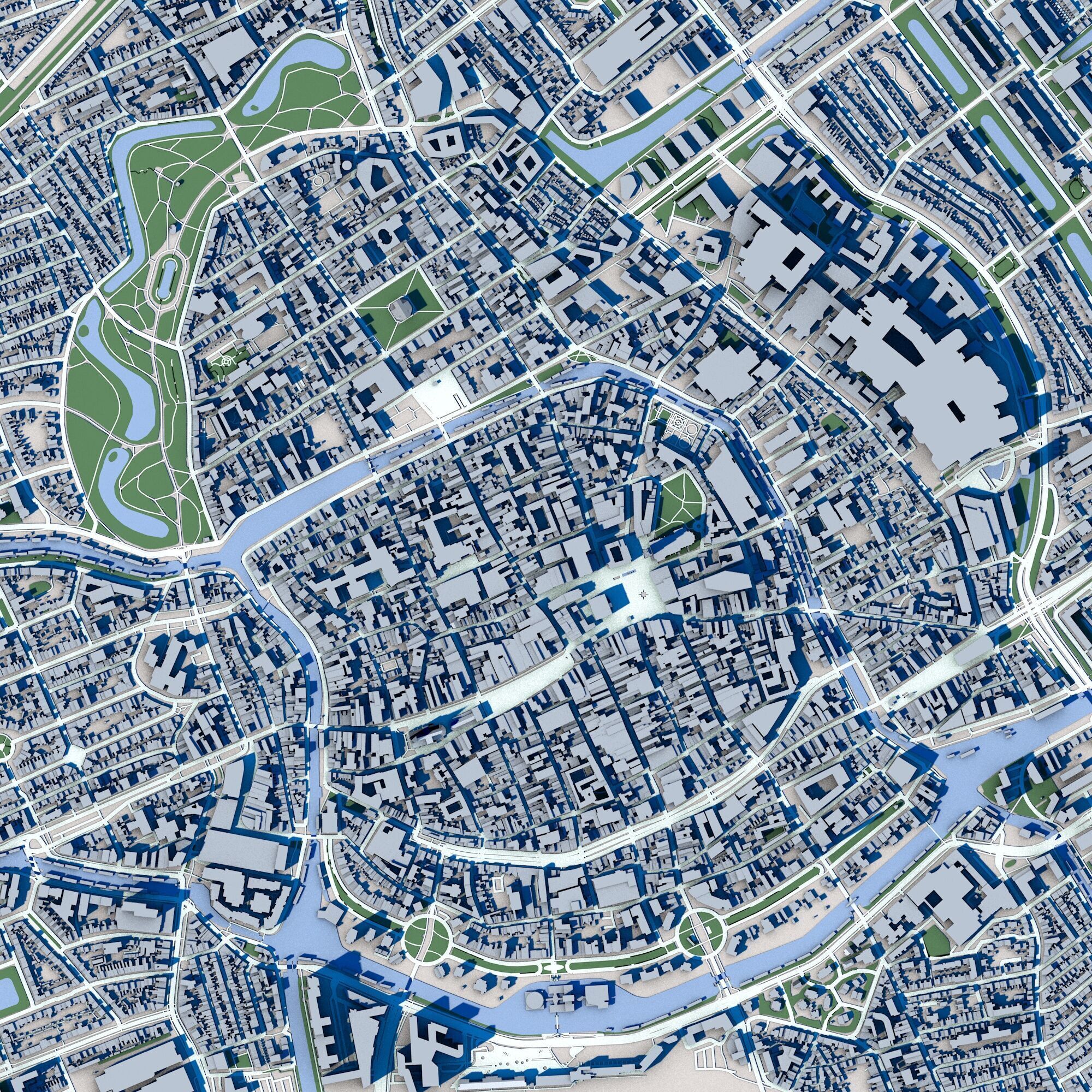 Groningen City Netherlands 3D model_3