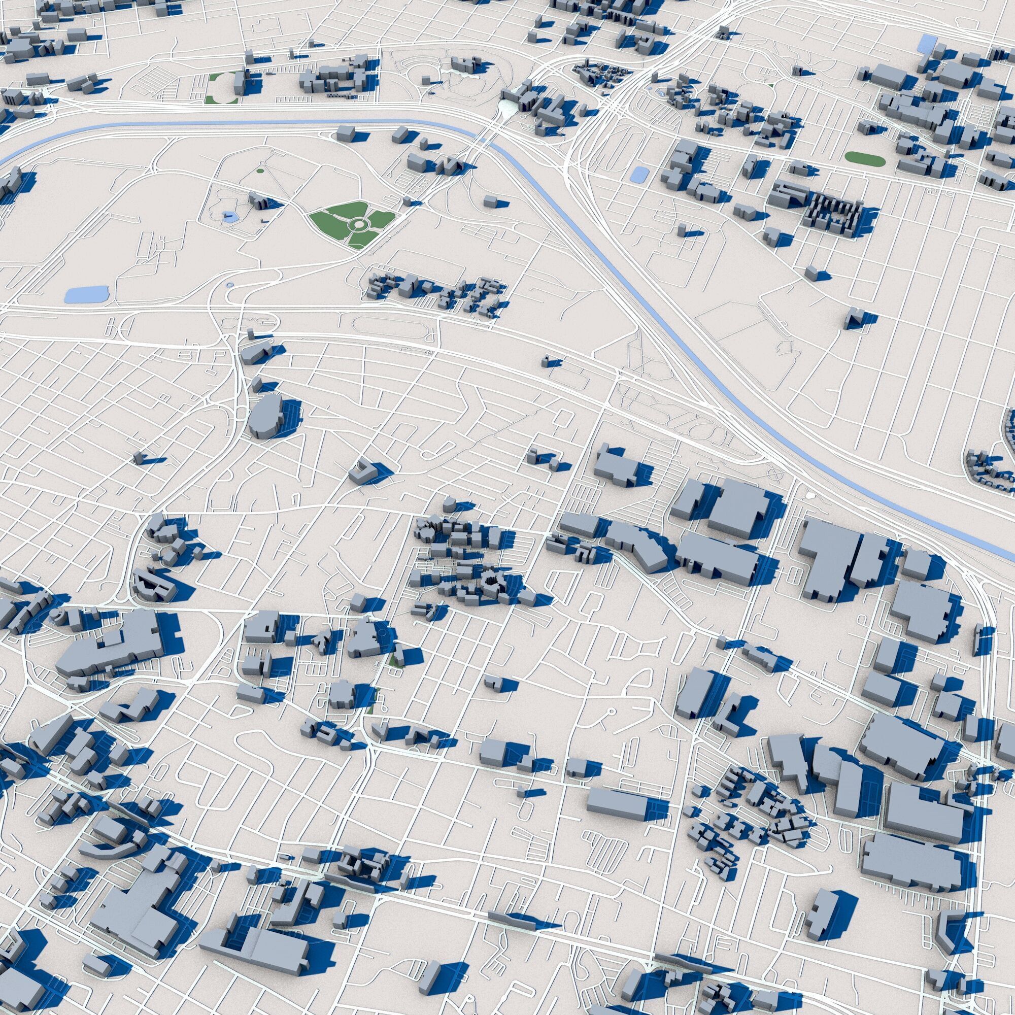 El Paso City Texas 3D model_4