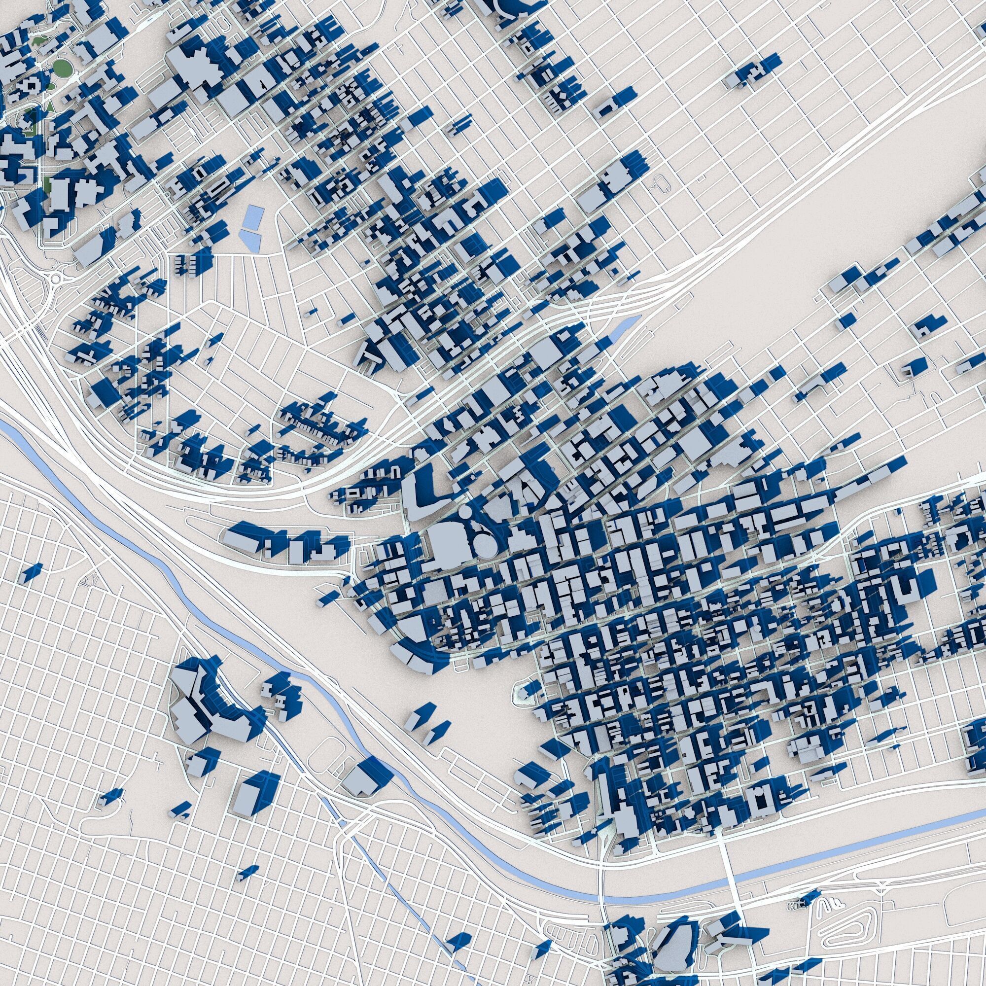 El Paso City Texas 3D model_3