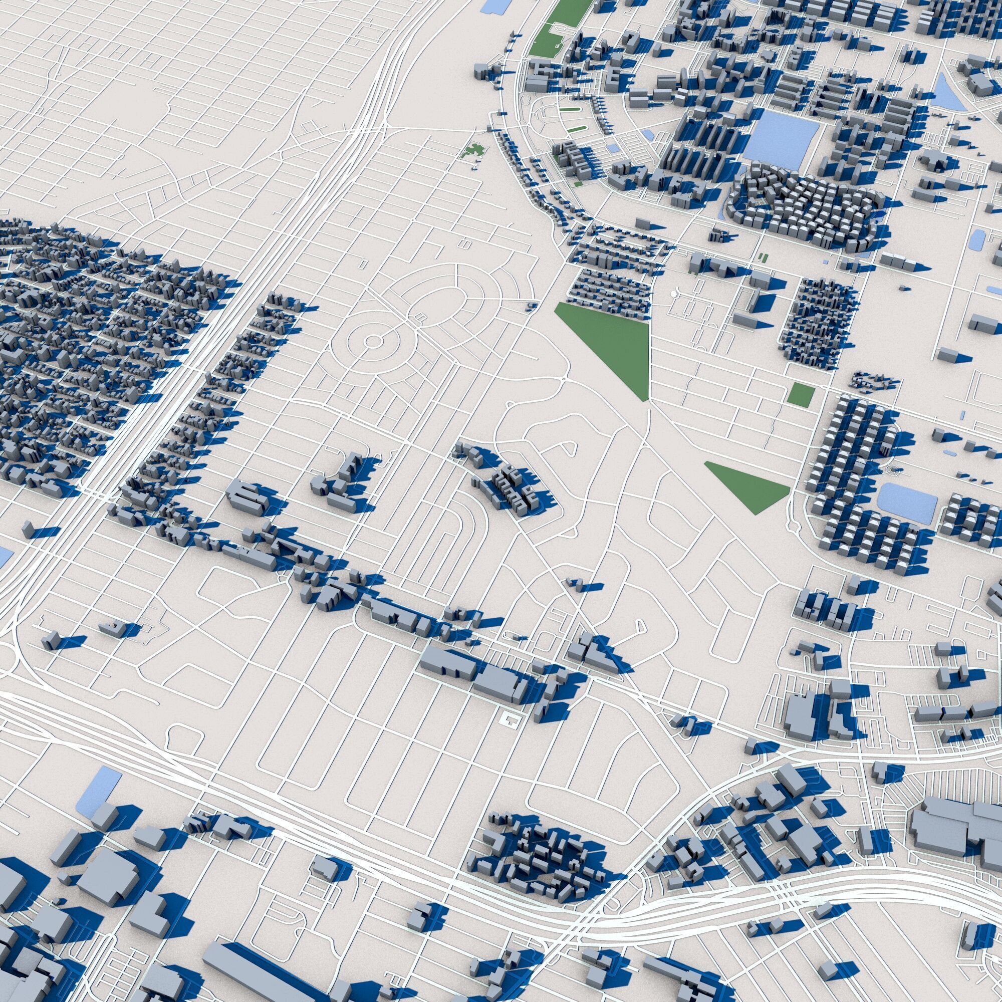 El Paso City Texas 3D model_5