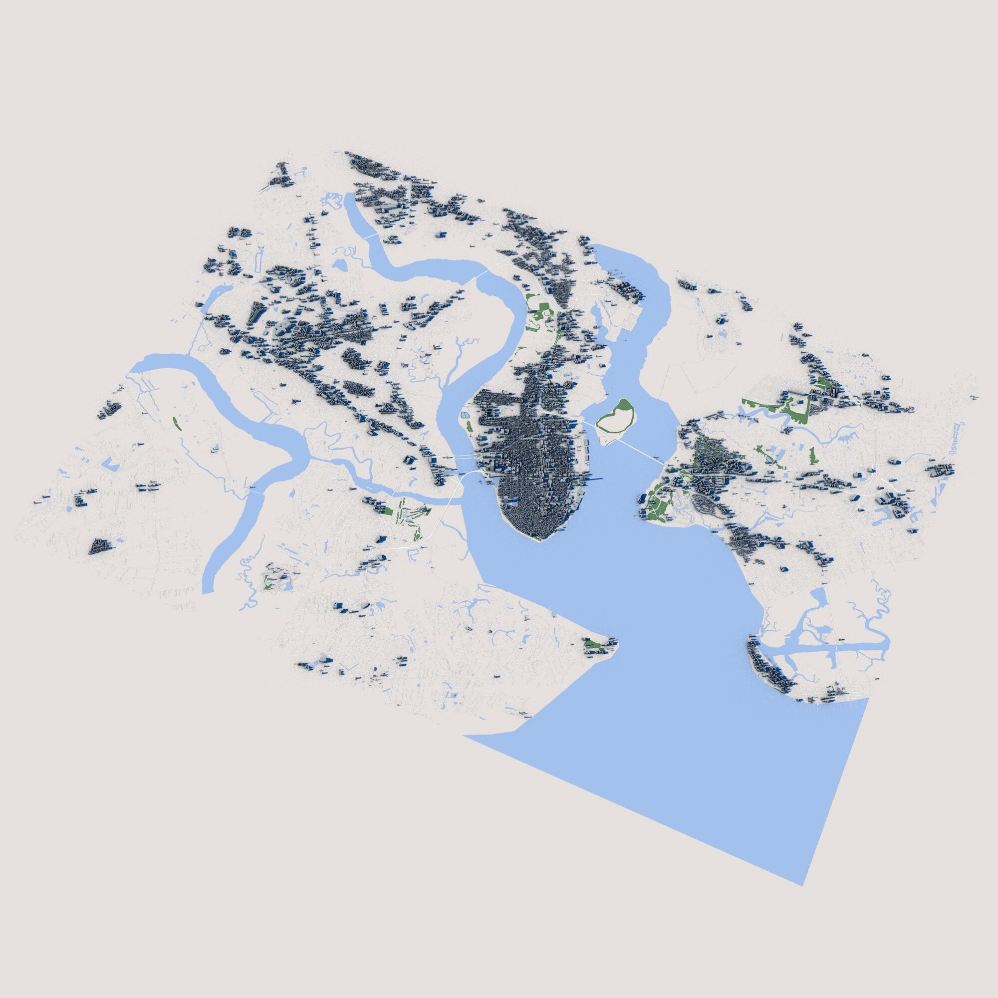 Charleston South Carolina USA 3D model_1