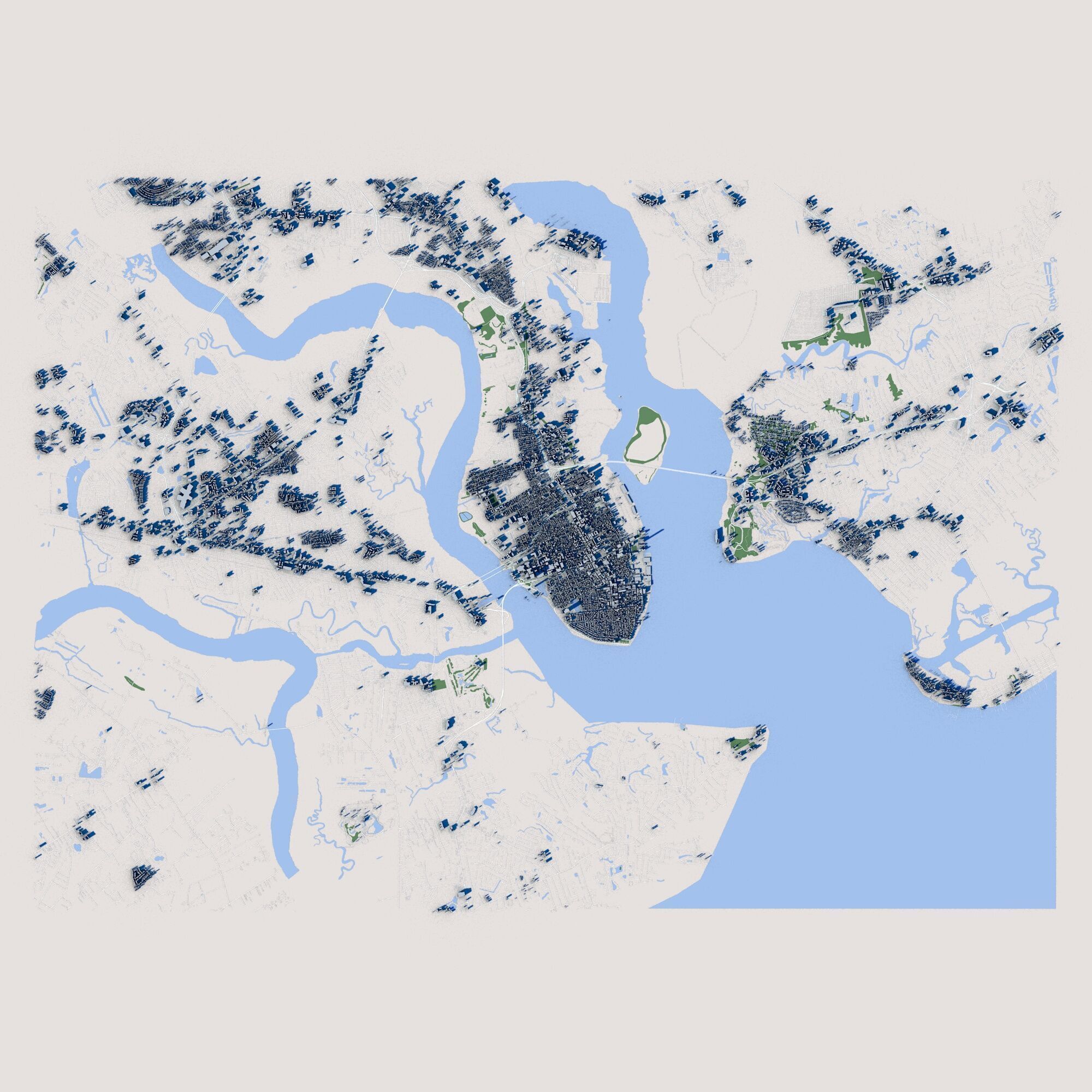 Charleston South Carolina USA 3D model_2