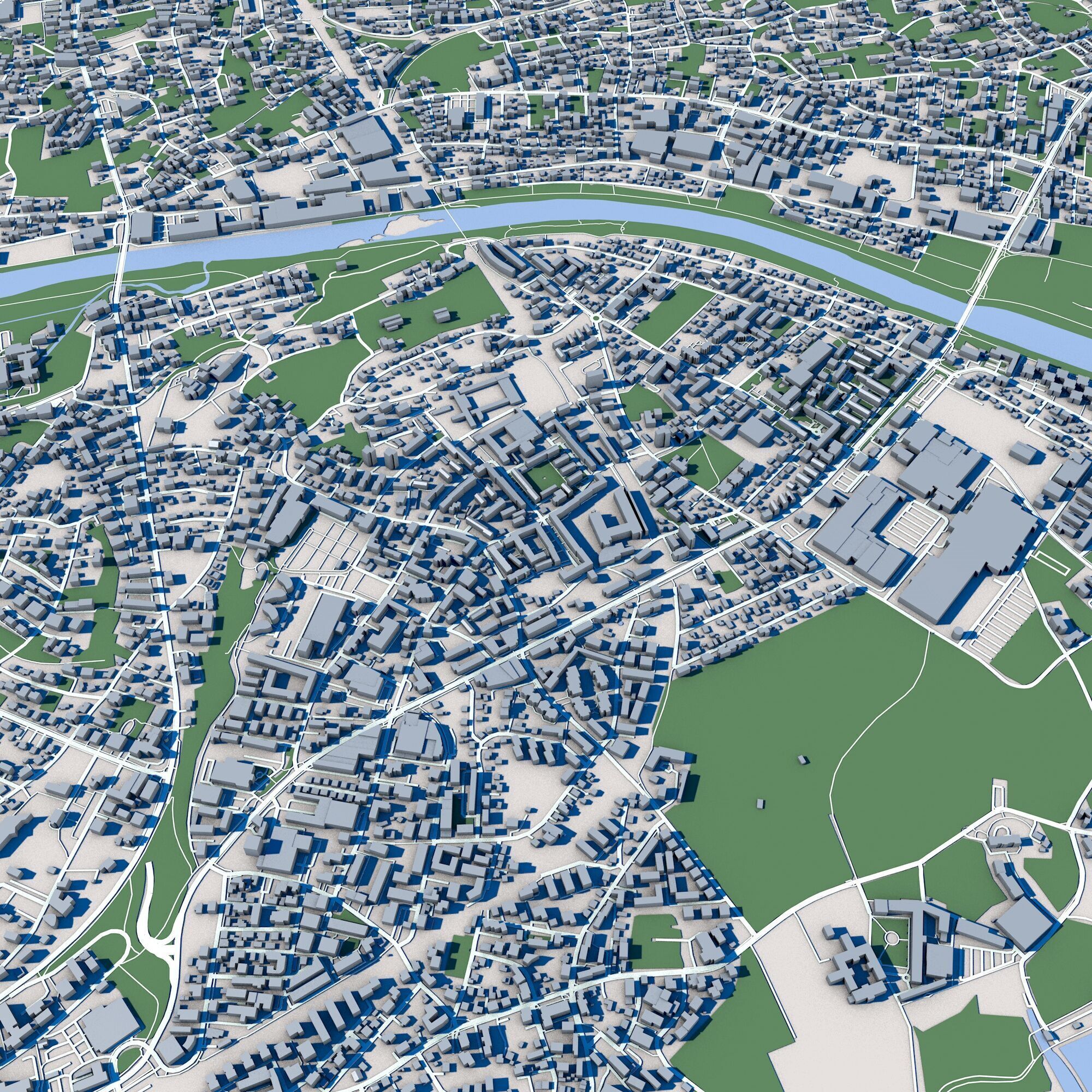 Bregenz City Austria 3D model_8