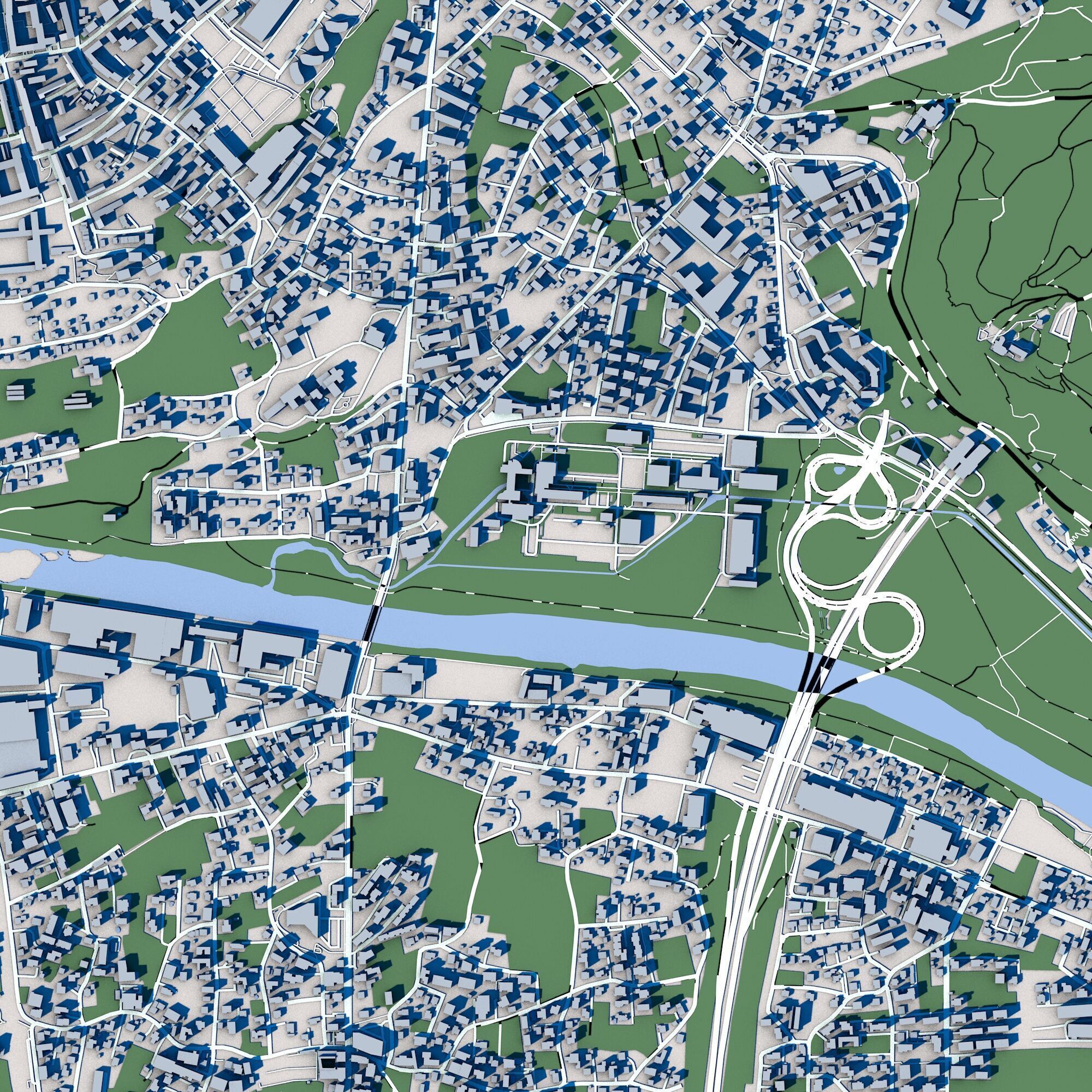 Bregenz City Austria 3D model_3