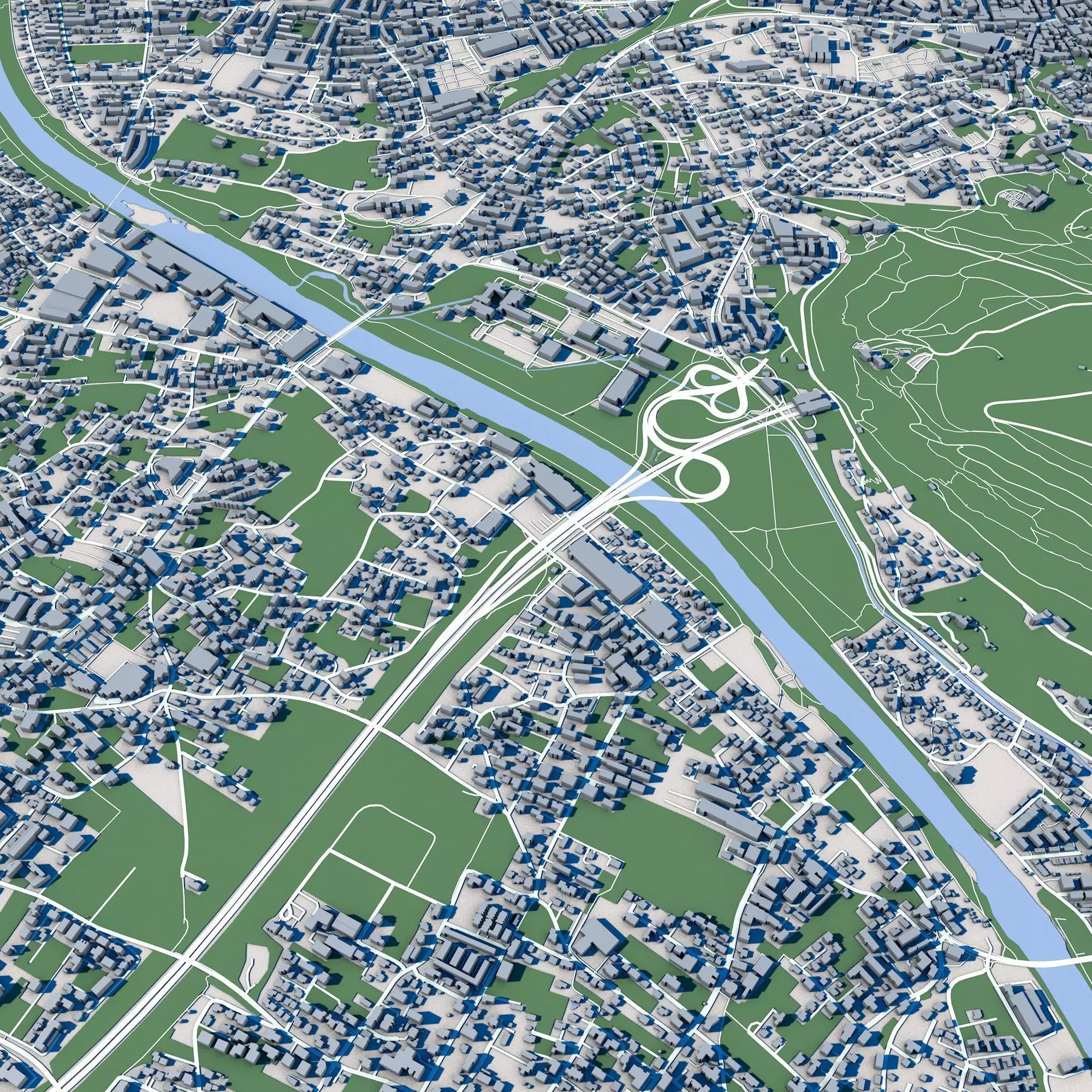 Bregenz City Austria 3D model_0