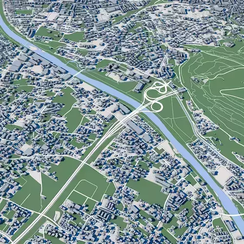 Bregenz City Austria 3D model