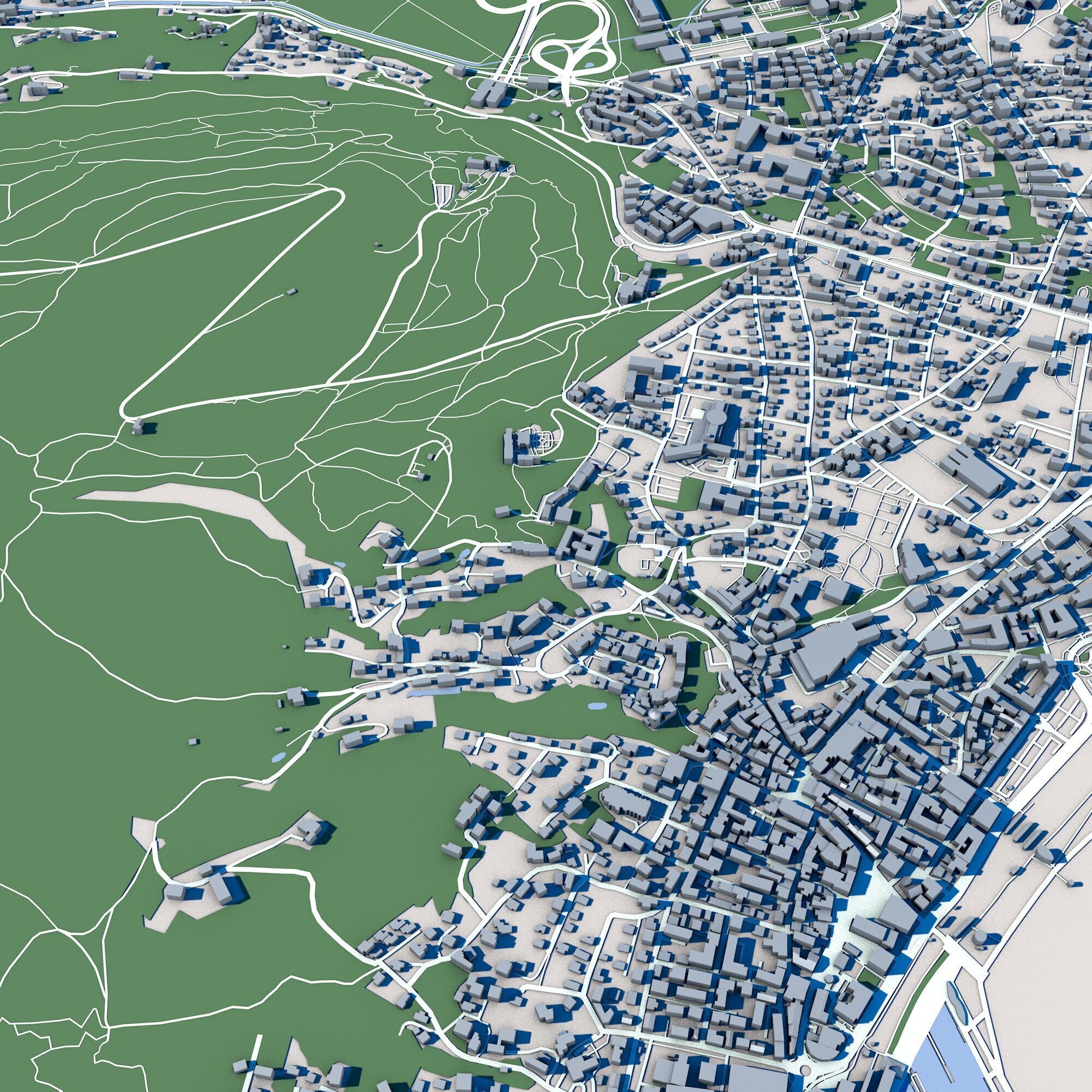Bregenz City Austria 3D model_7