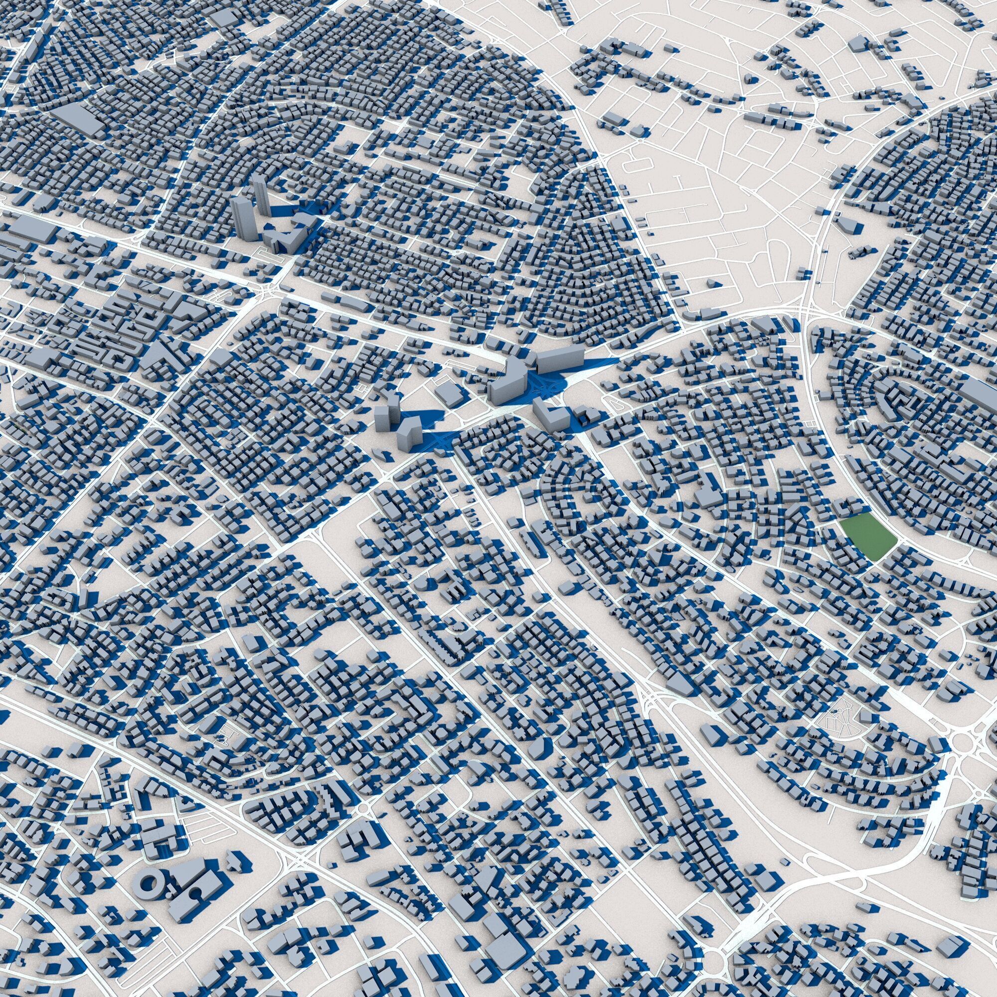 Amman City Jordan 3D model_5