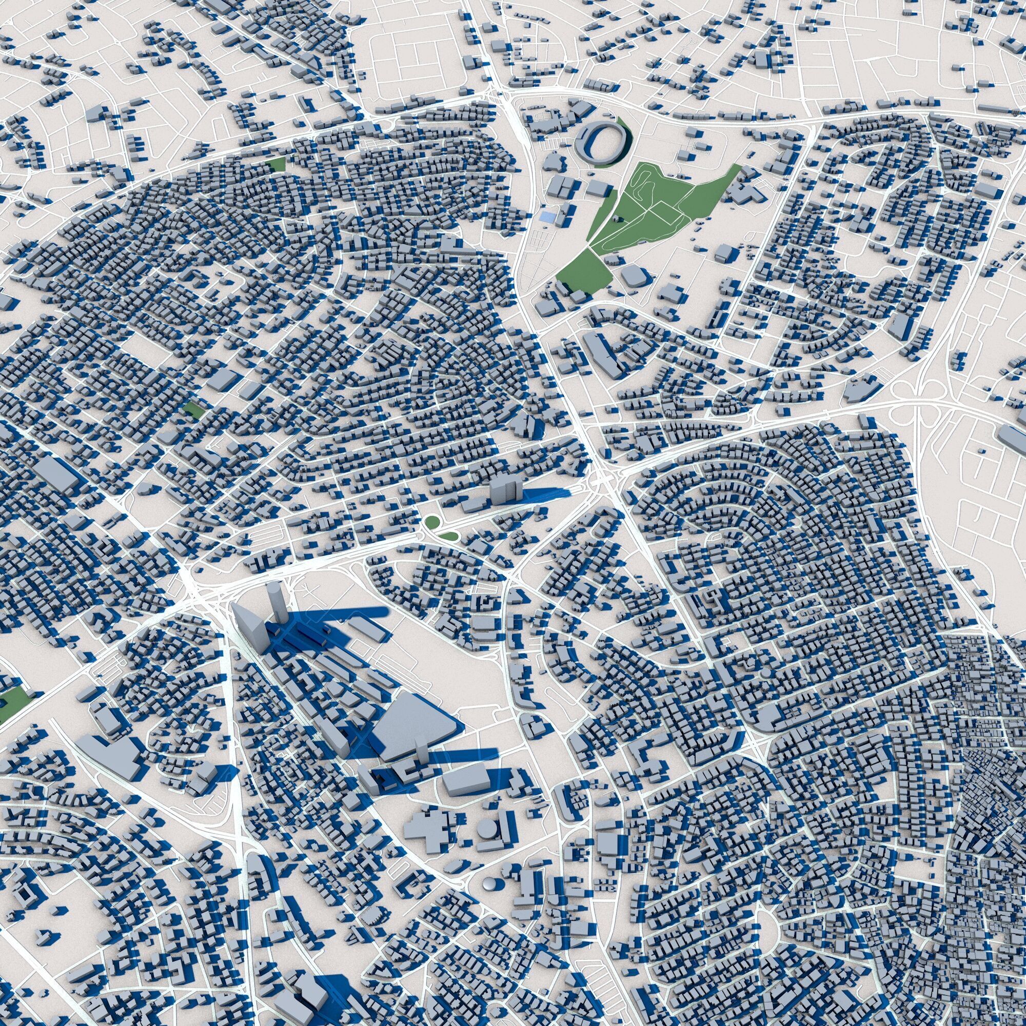 Amman City Jordan 3D model_6