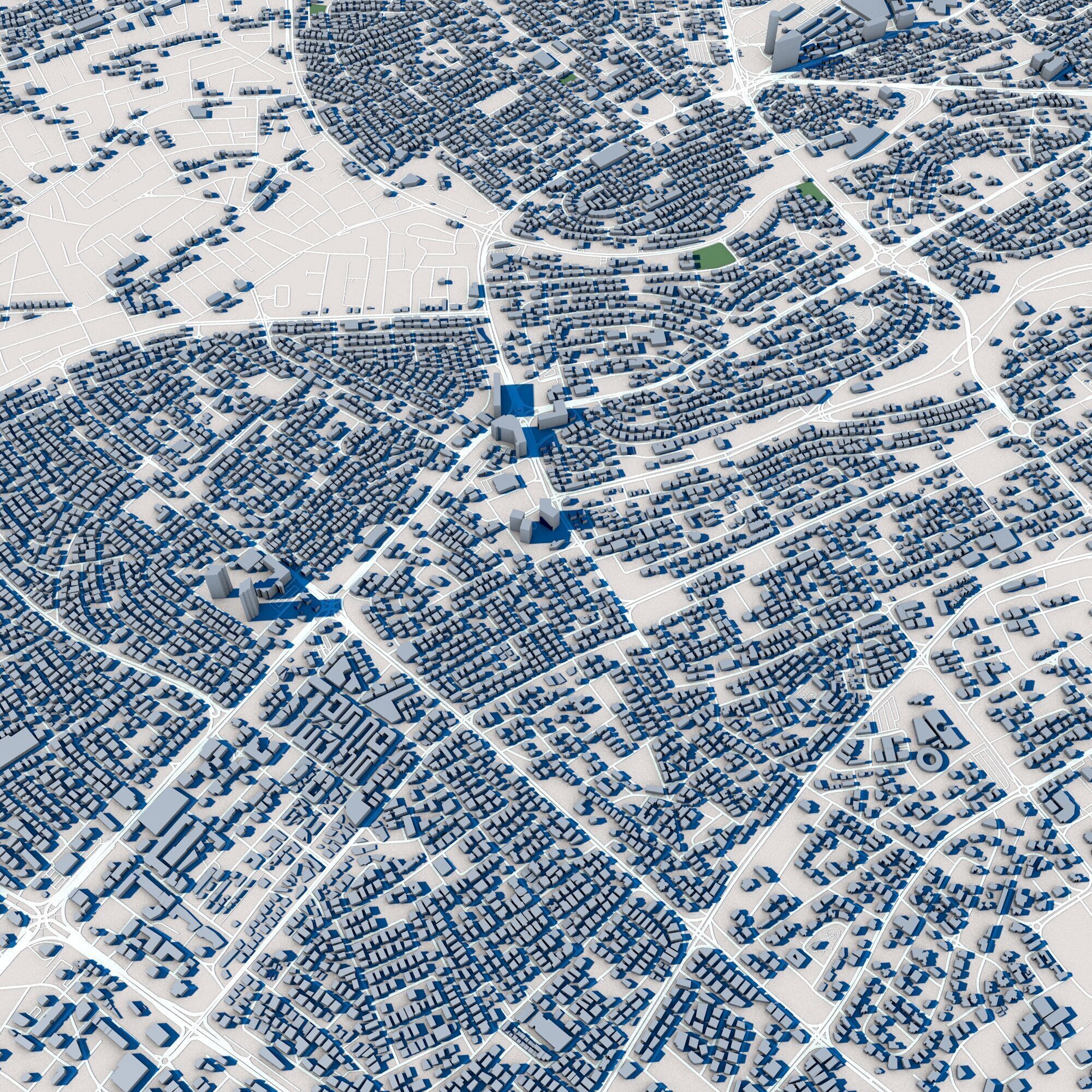 Amman City Jordan 3D model_7