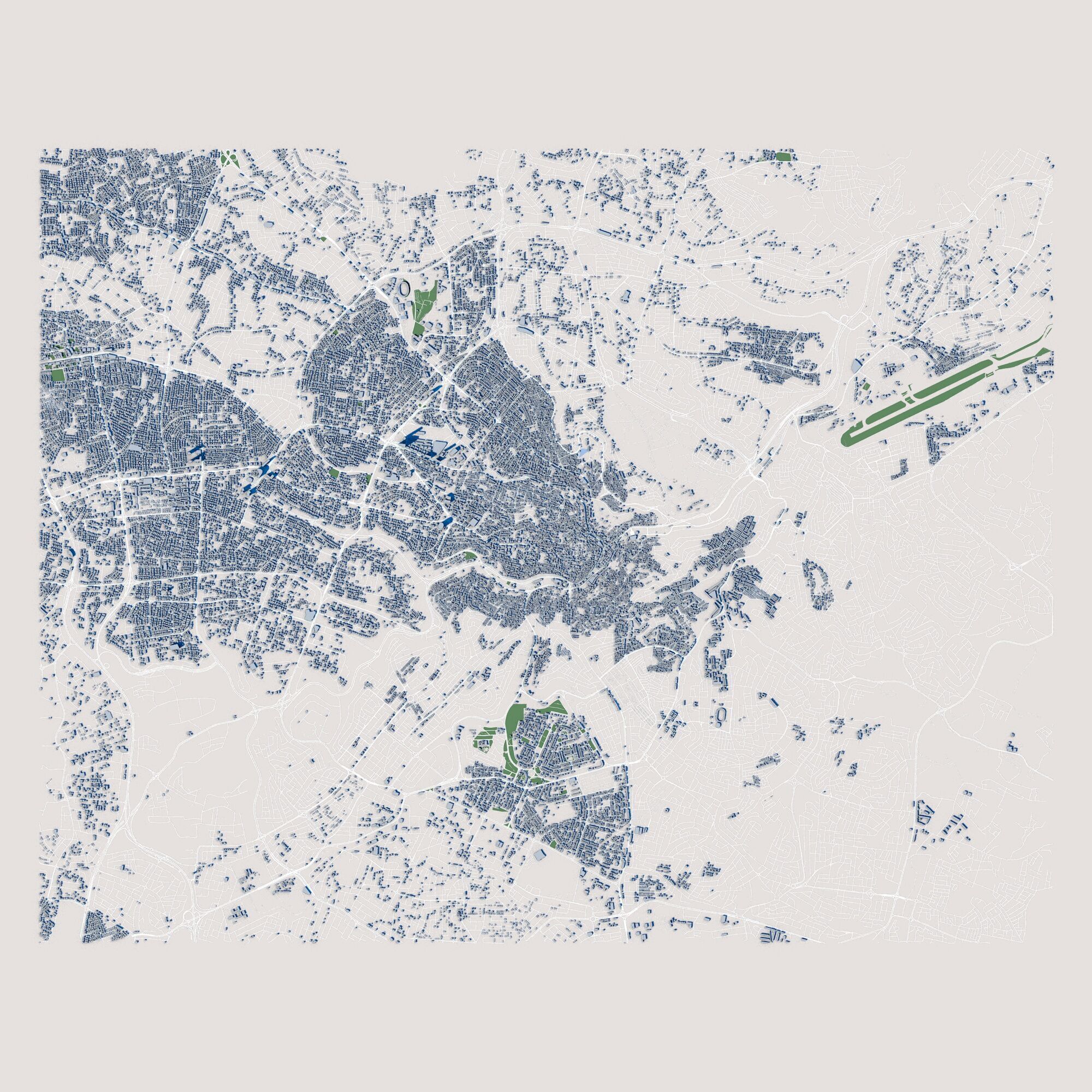 Amman City Jordan 3D model_2