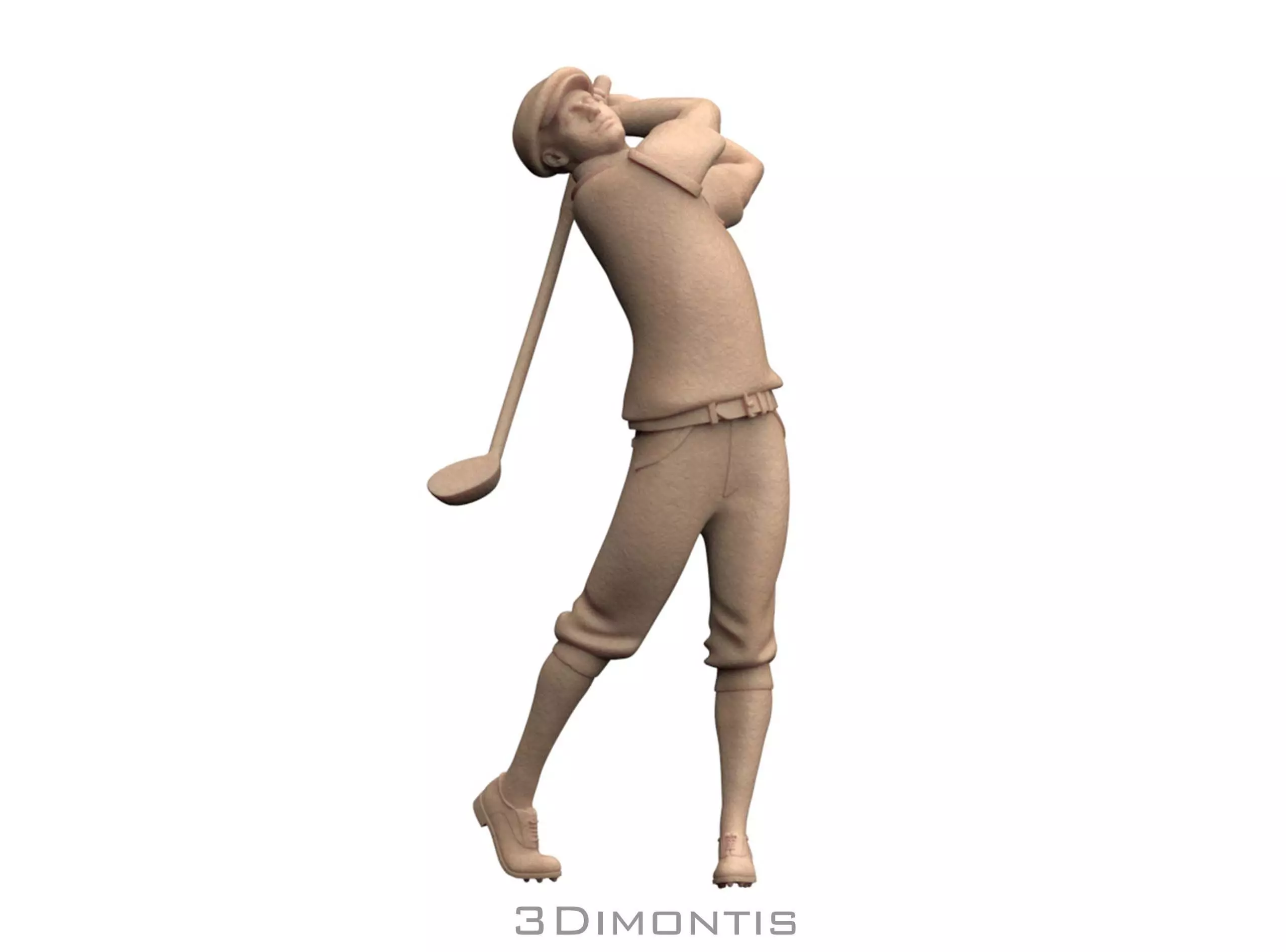 Golf Player 3D print model