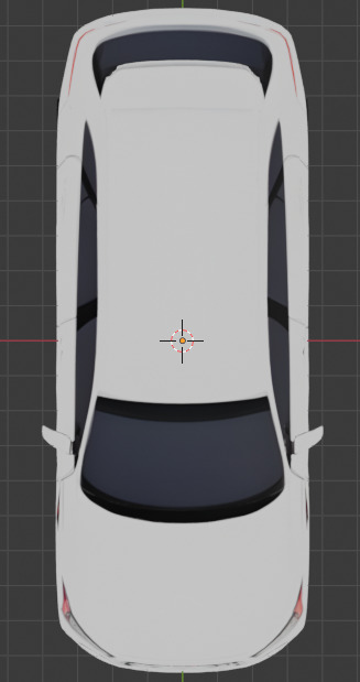 SUV Car  Low-poly 3D model_4