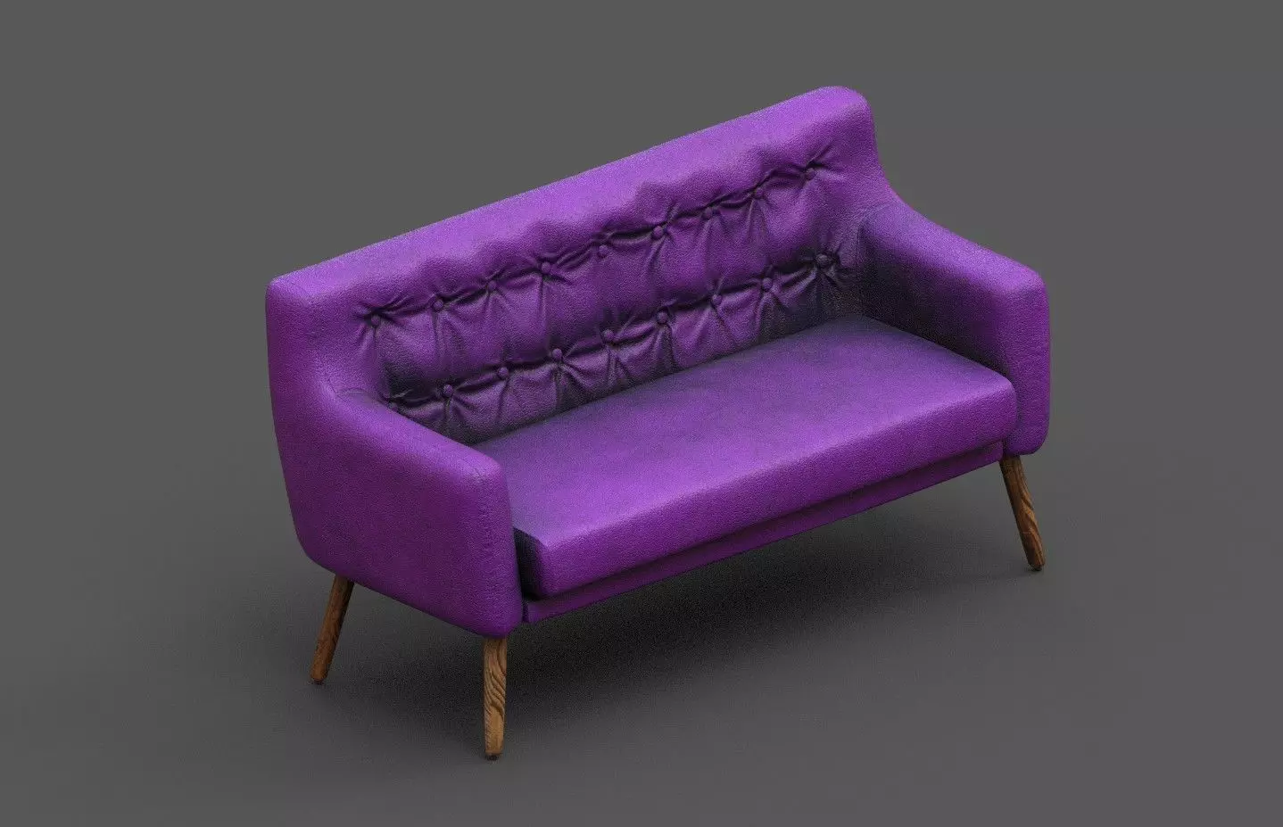Courch-Sofa  Furniture Low-poly 3D model_0