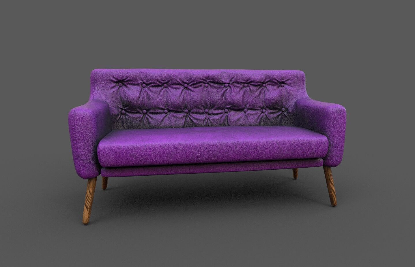 Courch-Sofa  Furniture Low-poly 3D model_1